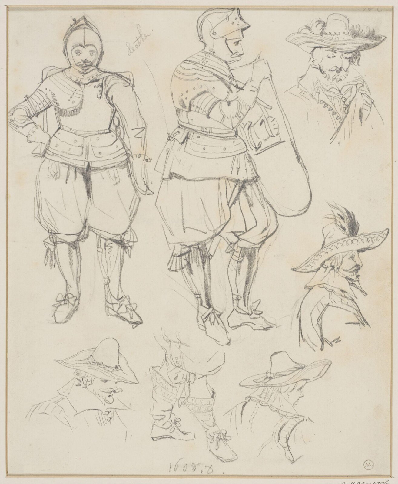 Drawing, George Cattermole, mid 19th century