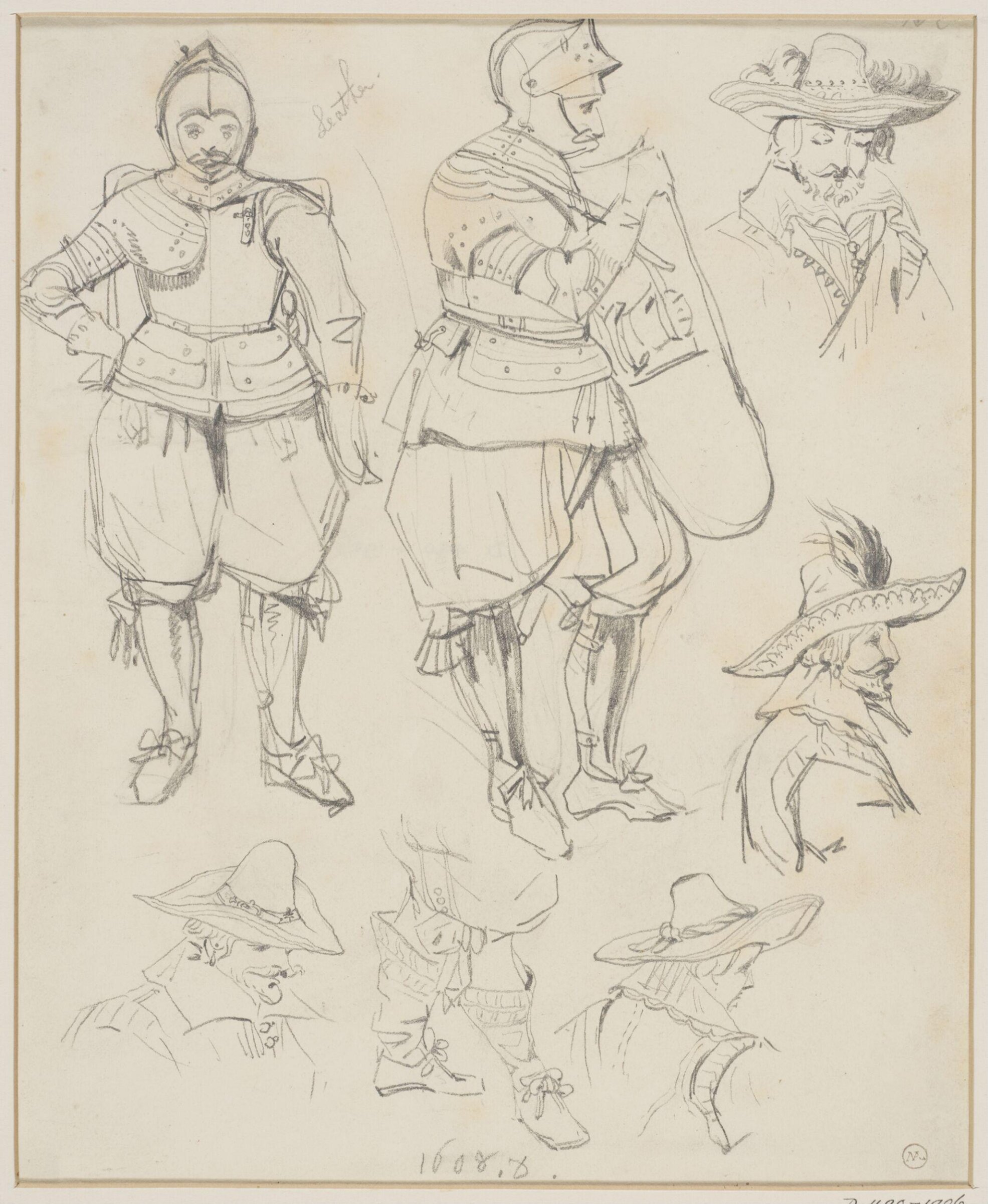 Drawing, George Cattermole, mid 19th century