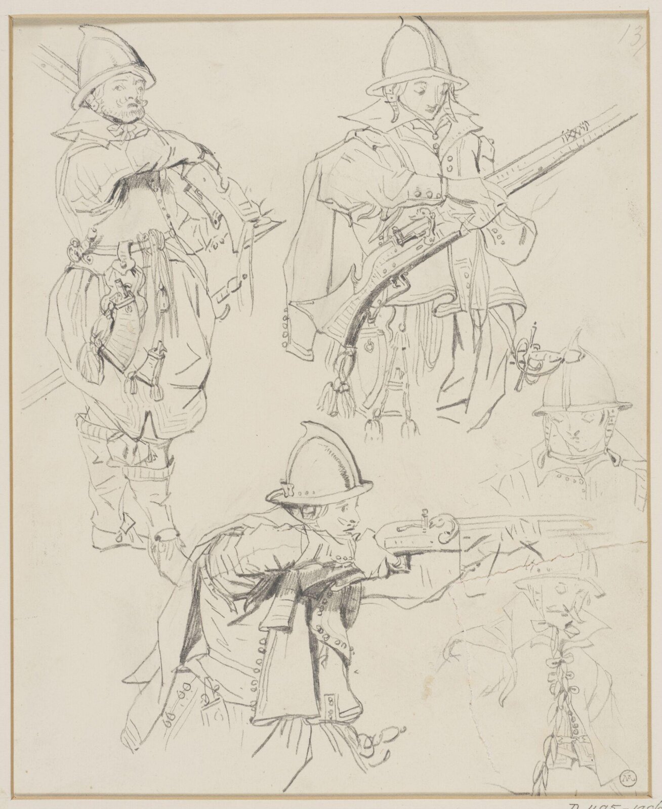 Drawing, George Cattermole, mid 19th century