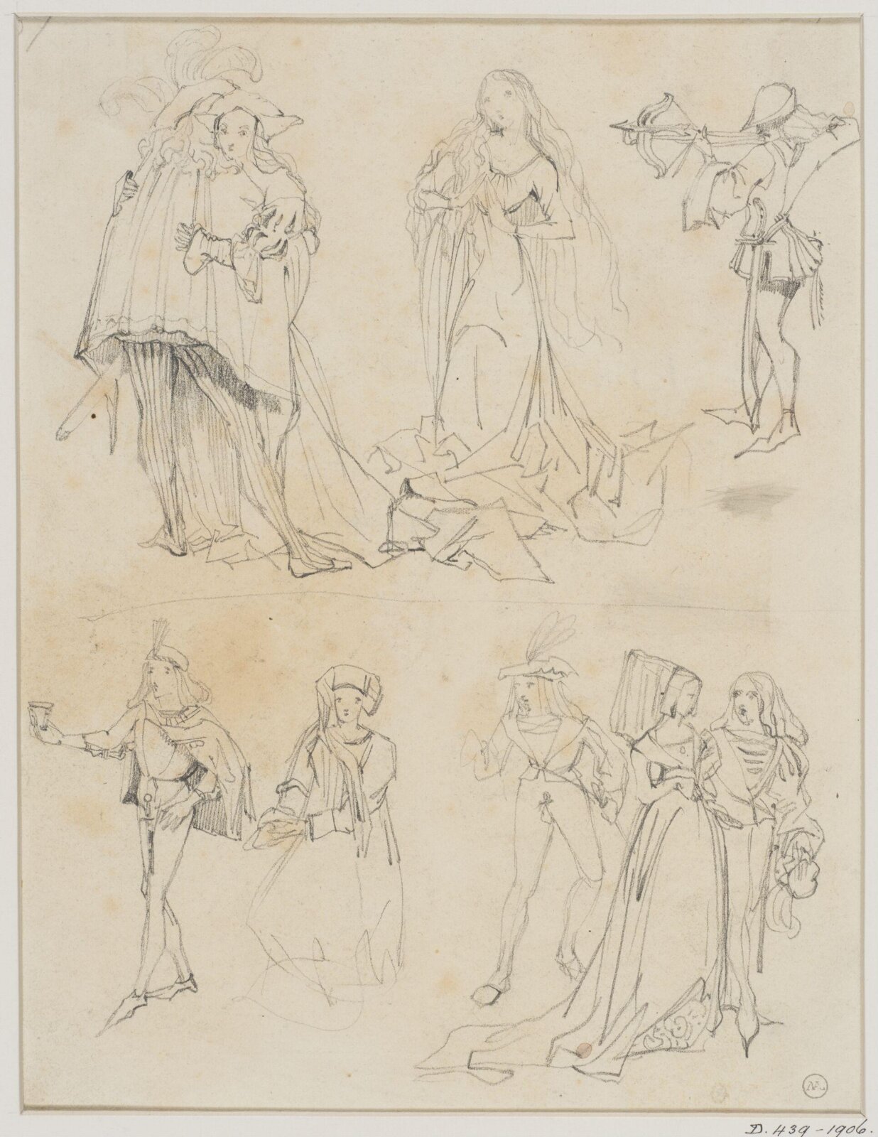 Drawing, George Cattermole, mid 19th century
