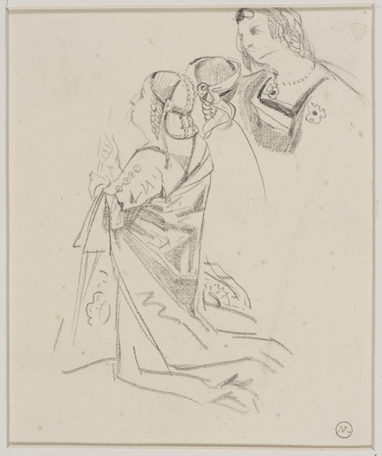 Drawing, George Cattermole, mid 19th century