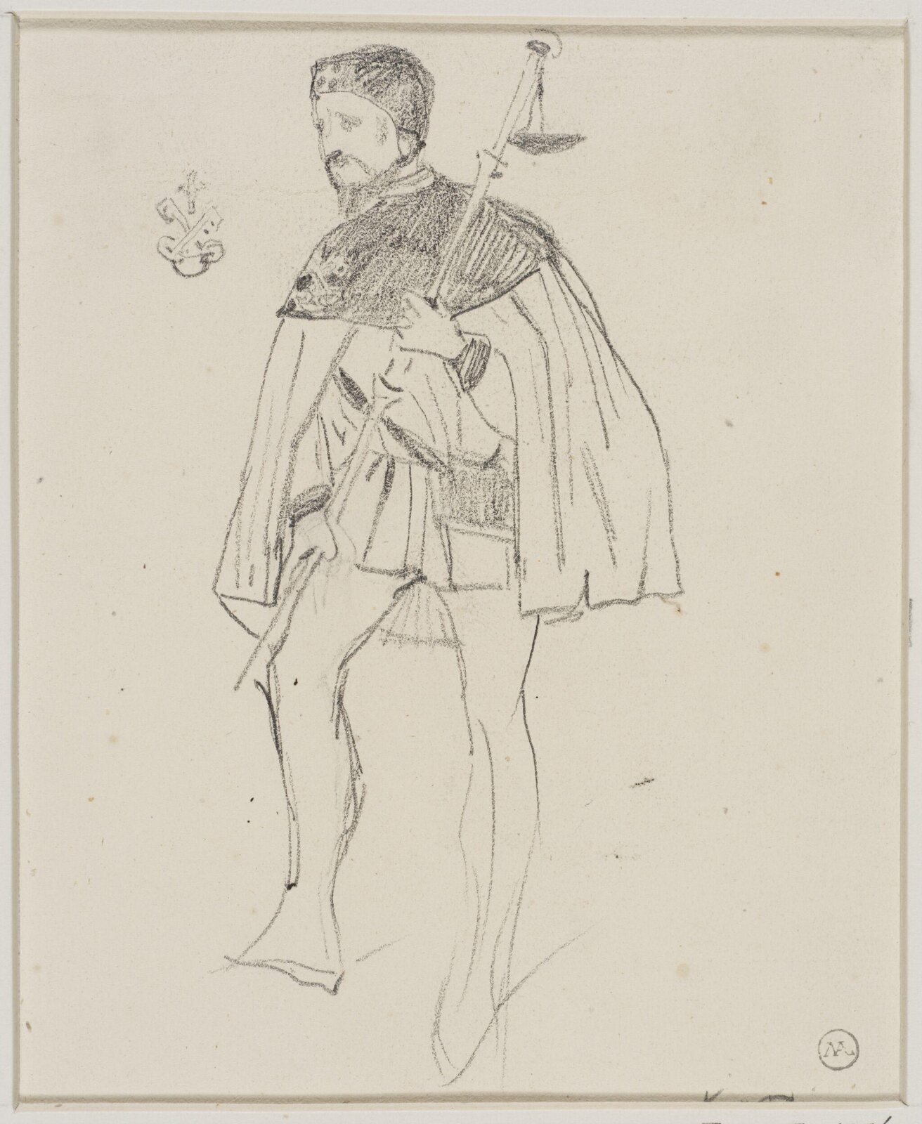 Drawing, George Cattermole, mid 19th century