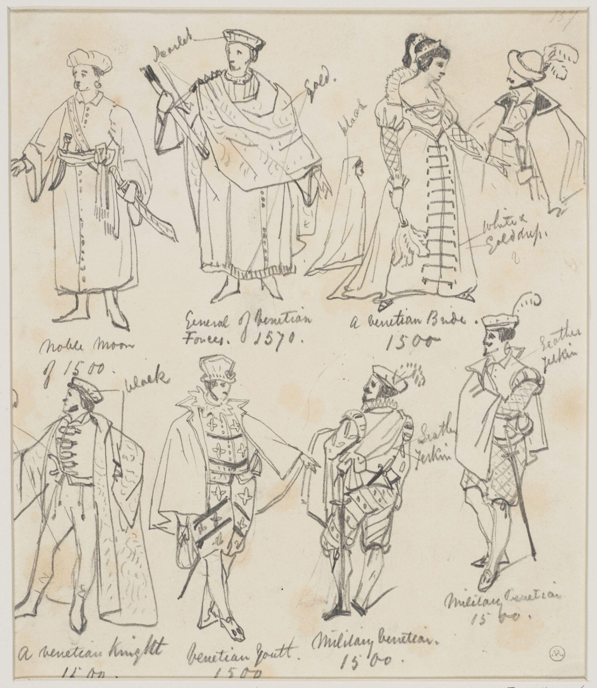 Drawing, George Cattermole, mid 19th century