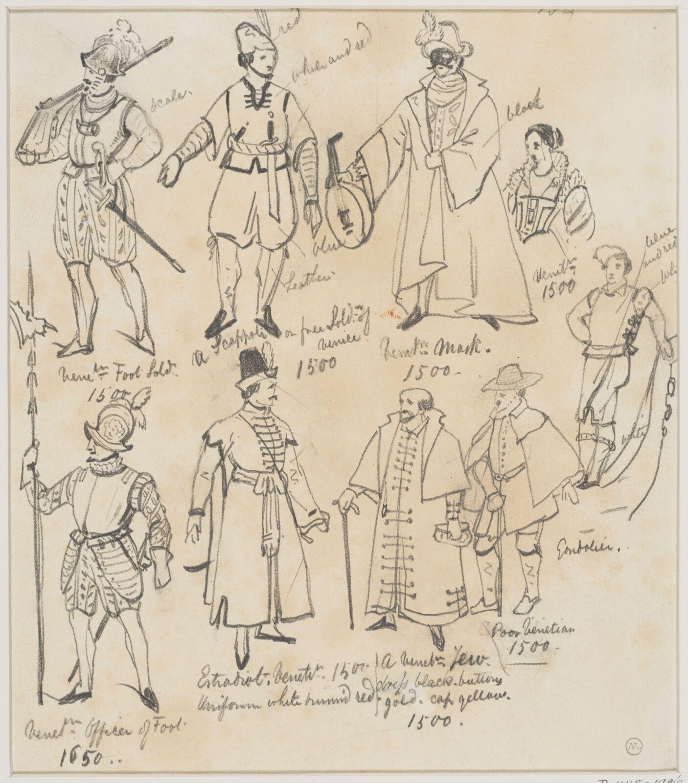 Drawing, George Cattermole, mid 19th century