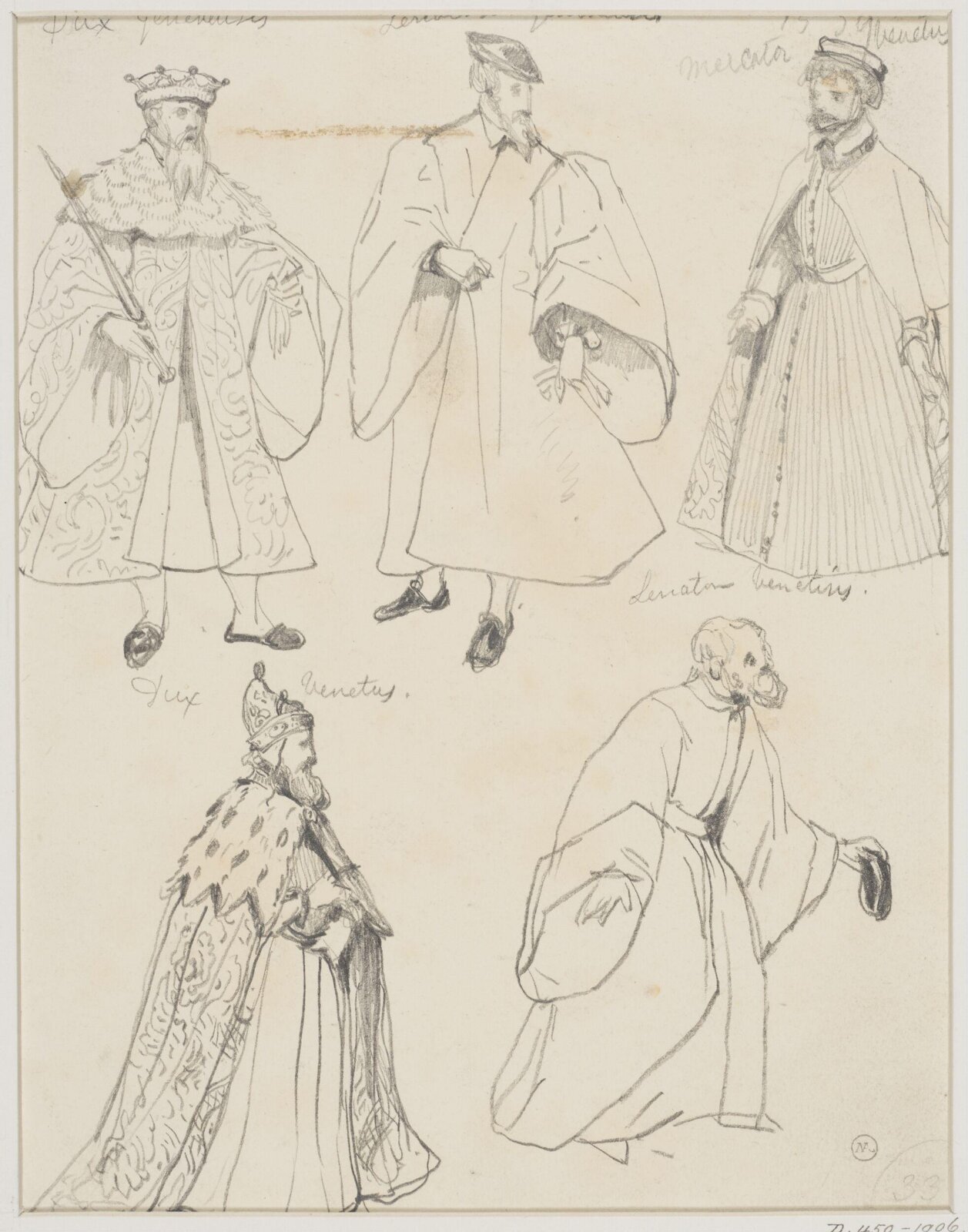 Drawing, George Cattermole, mid 19th century