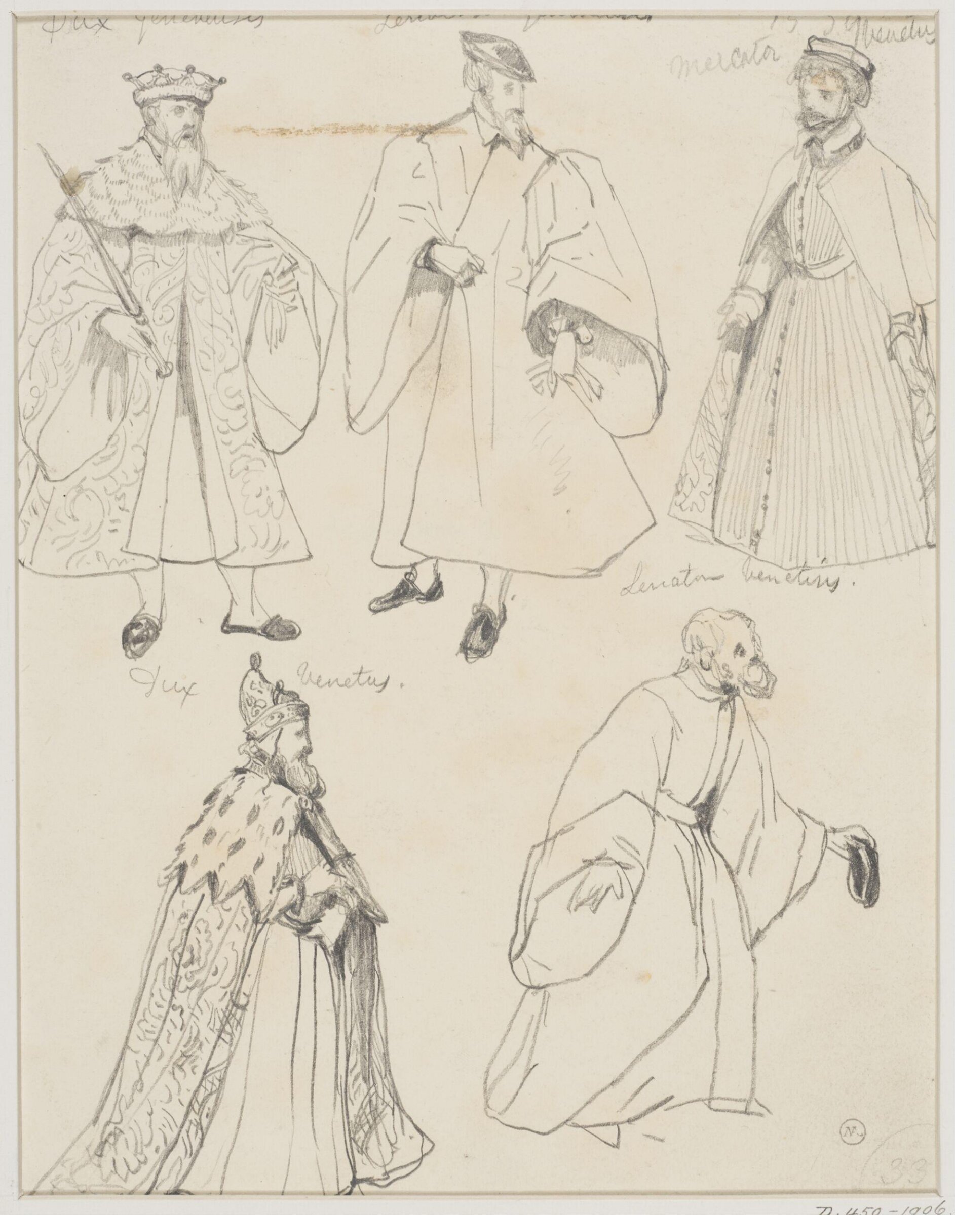 Drawing, George Cattermole, mid 19th century