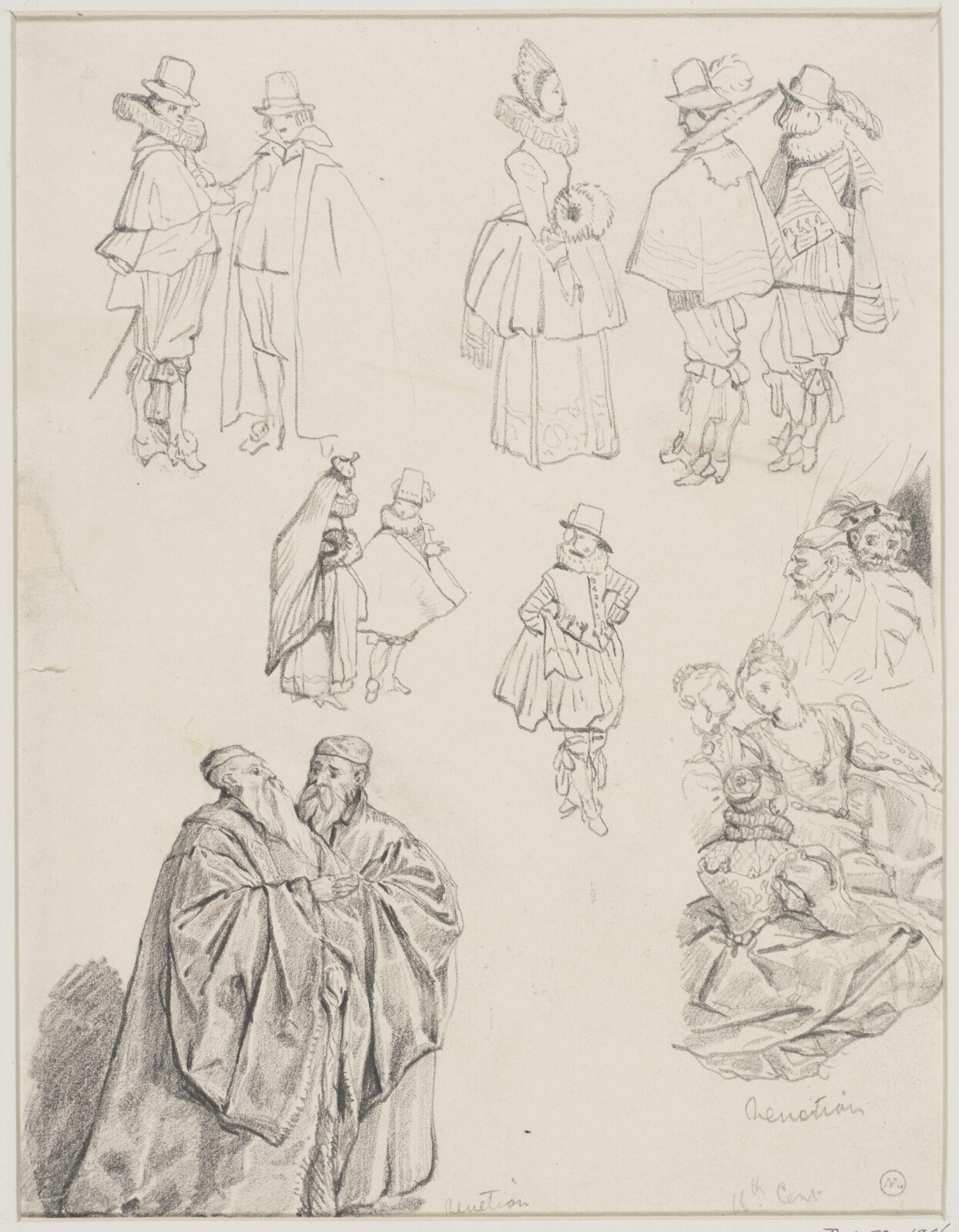 Drawing, George Cattermole, mid 19th century