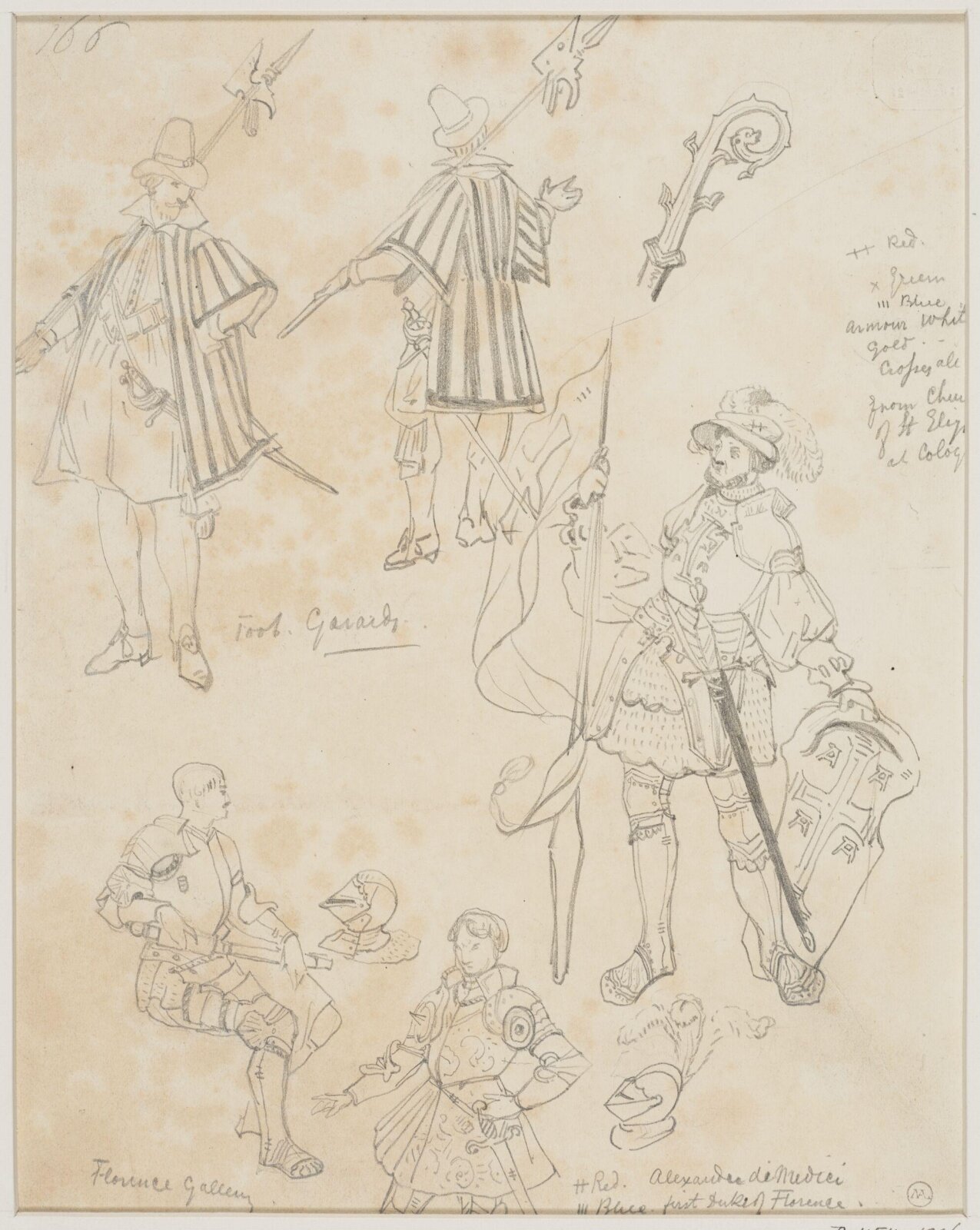 Drawing, George Cattermole, mid 19th century
