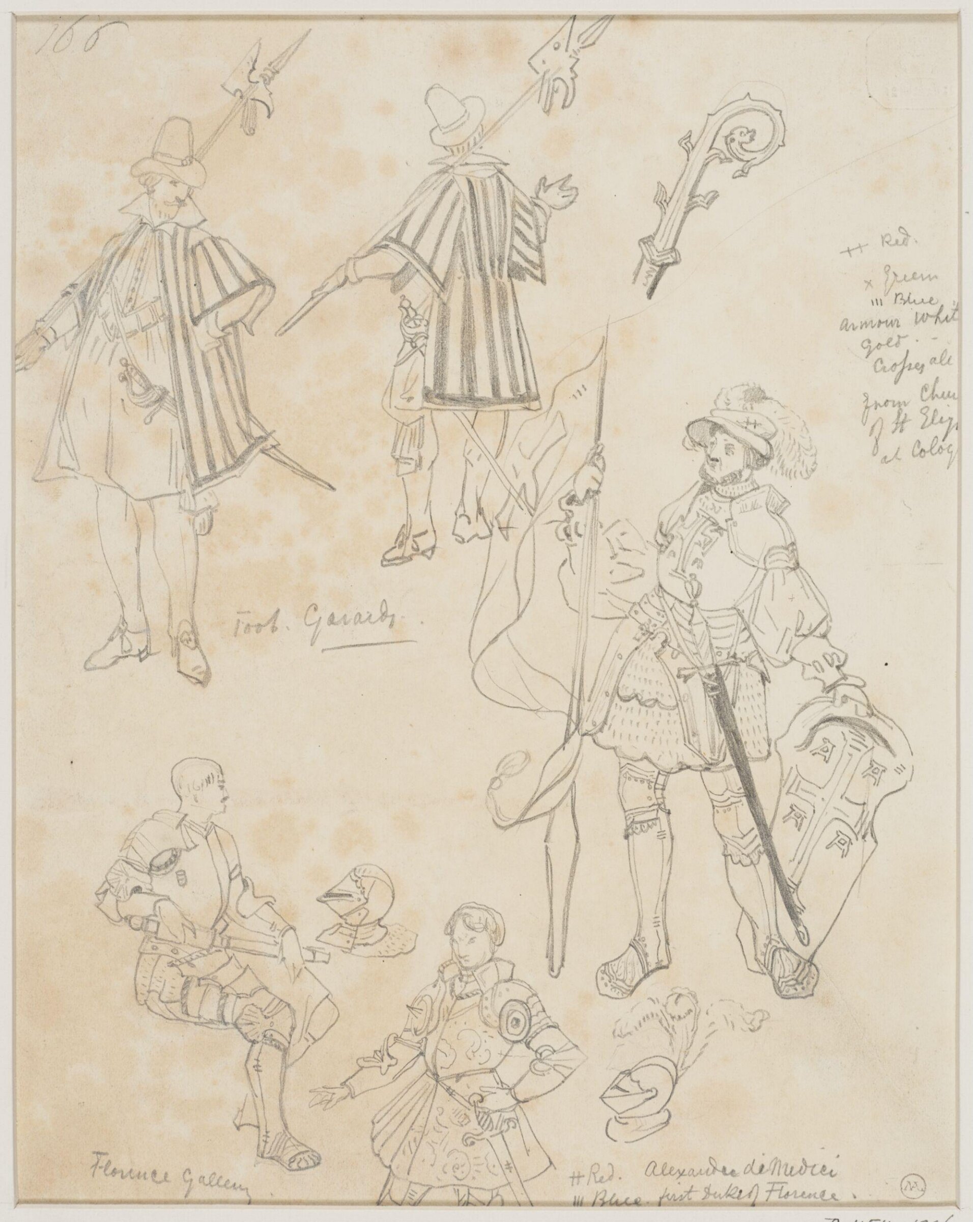 Drawing, George Cattermole, mid 19th century