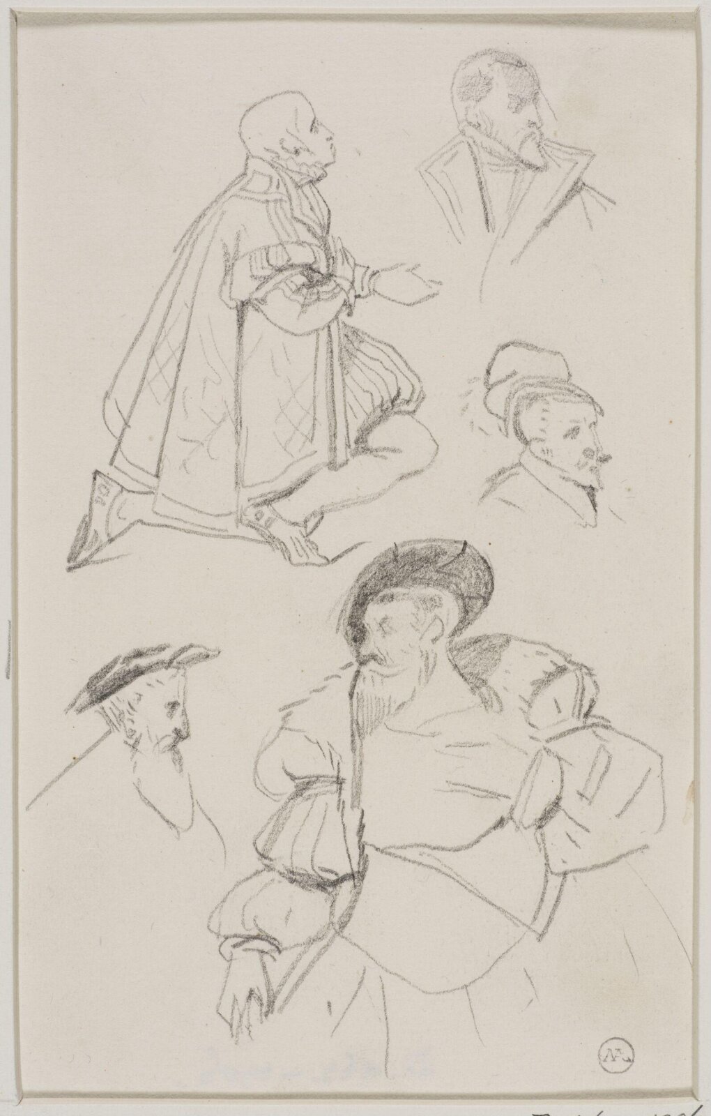 Drawing, George Cattermole, mid 19th century