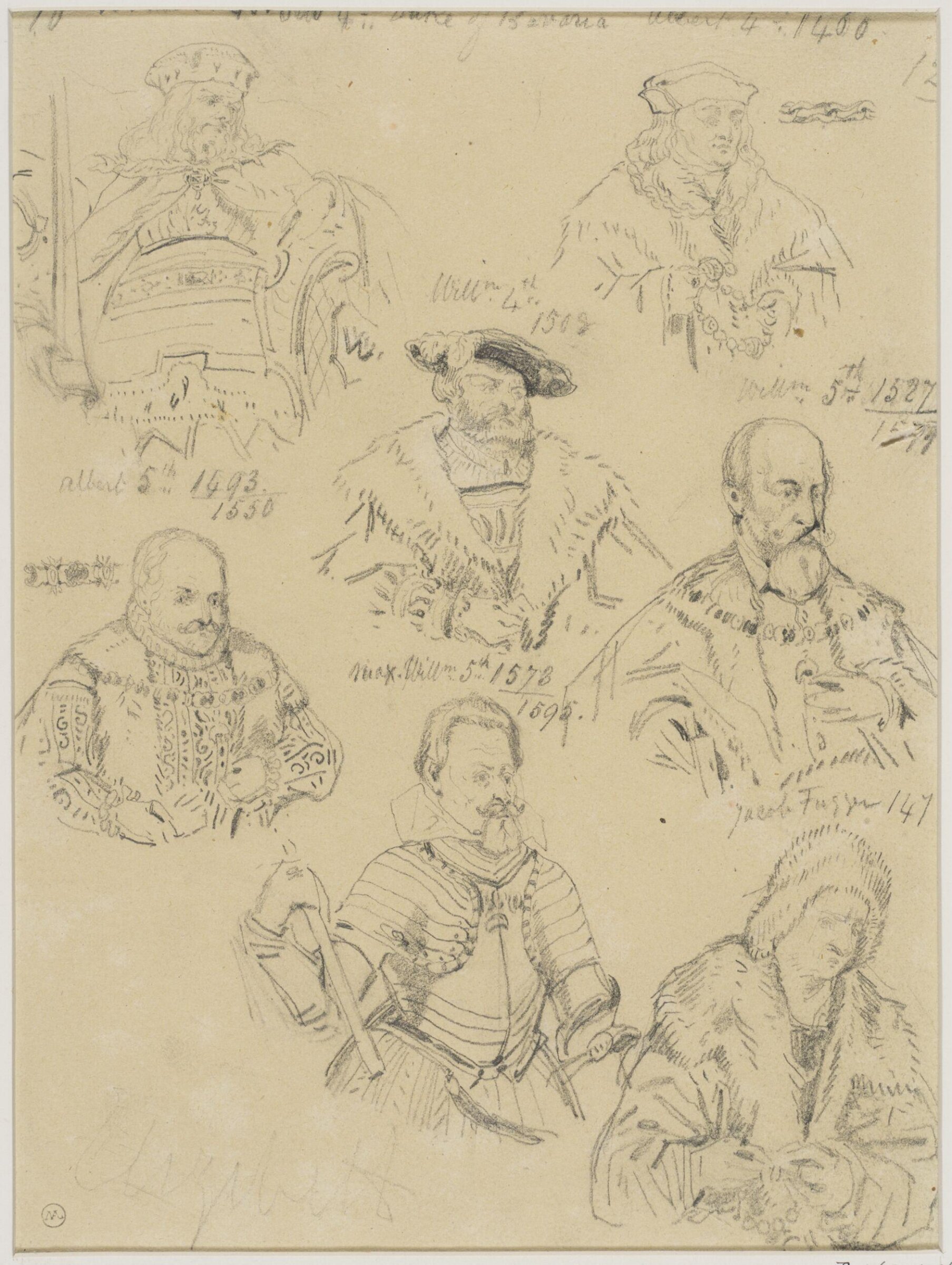 Drawing, George Cattermole, mid 19th century