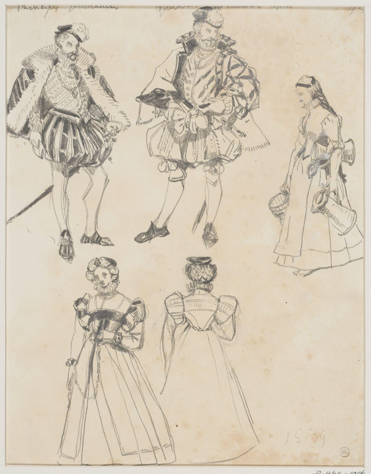 Drawing, George Cattermole, mid 19th century