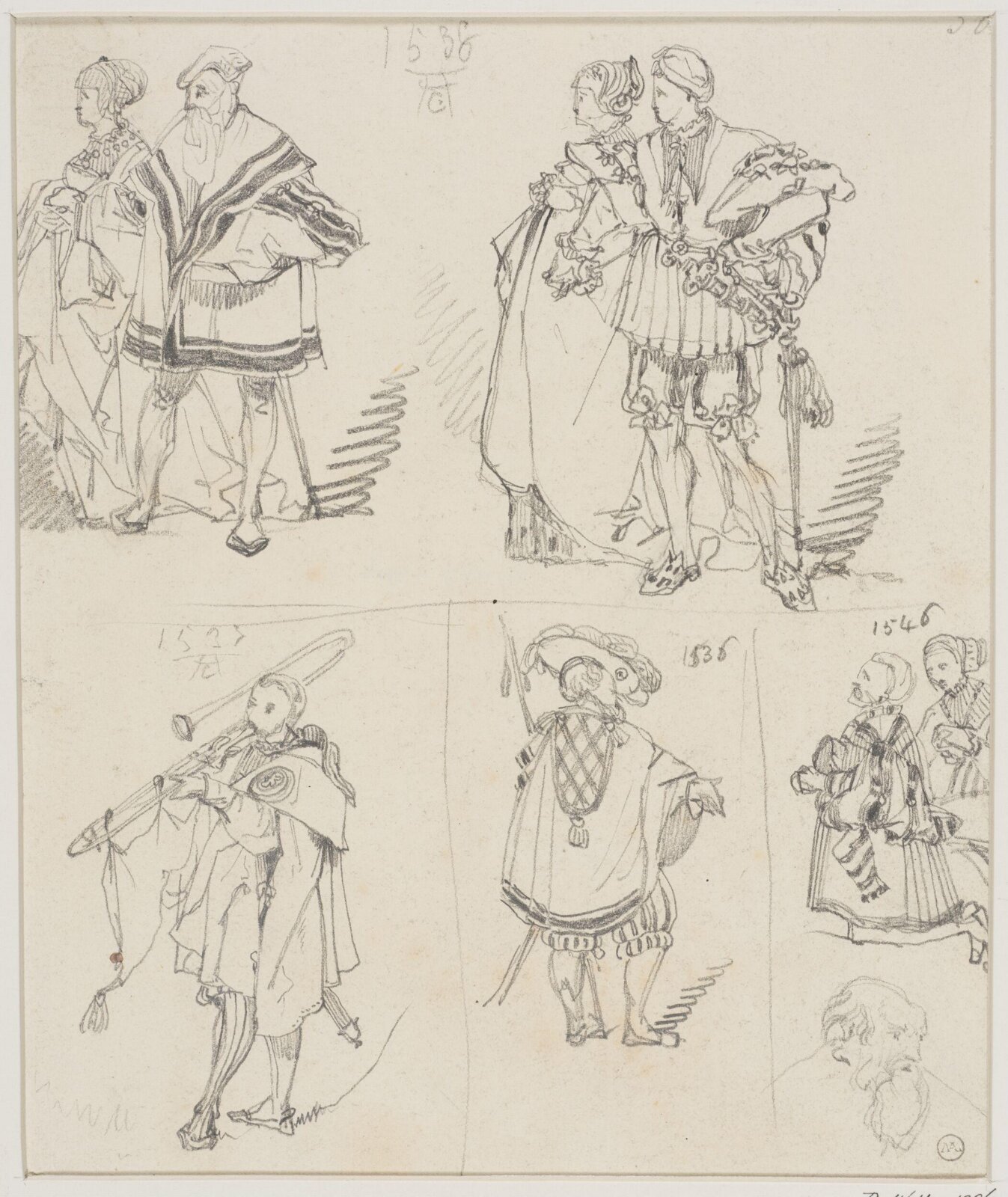 Drawing, George Cattermole, mid 19th century