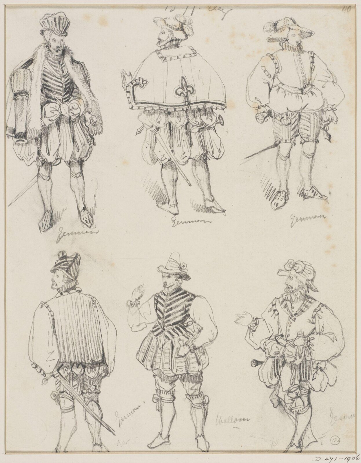 Drawing, George Cattermole, mid 19th century