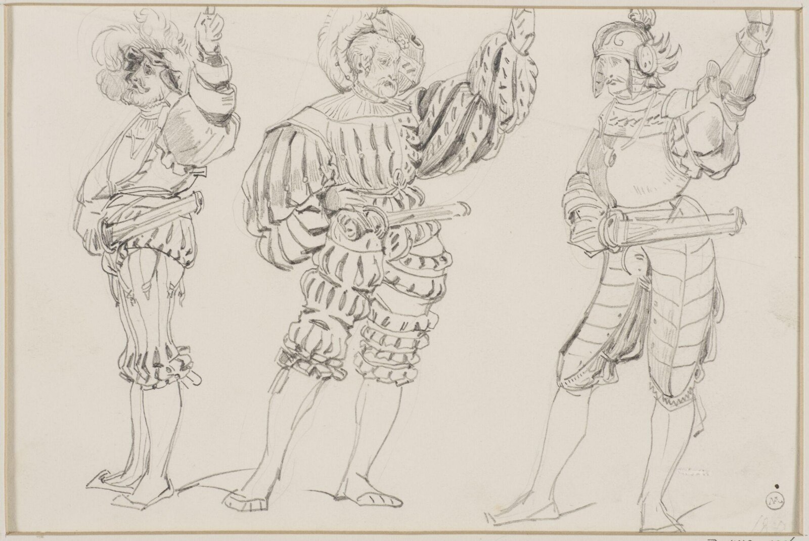 Drawing, George Cattermole, mid 19th century