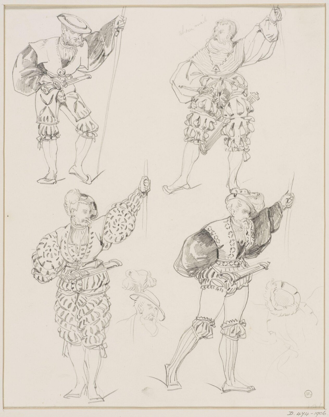 Drawing, George Cattermole, mid 19th century