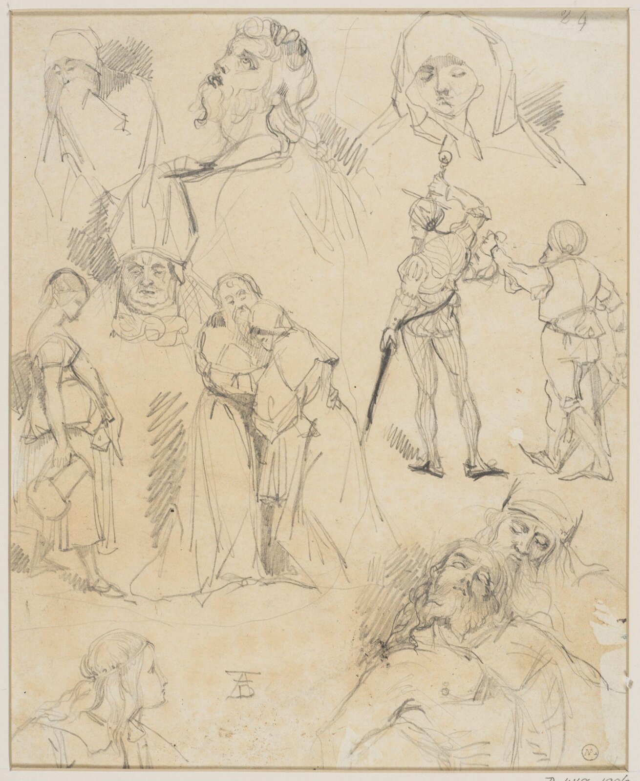 Drawing, George Cattermole, mid 19th century