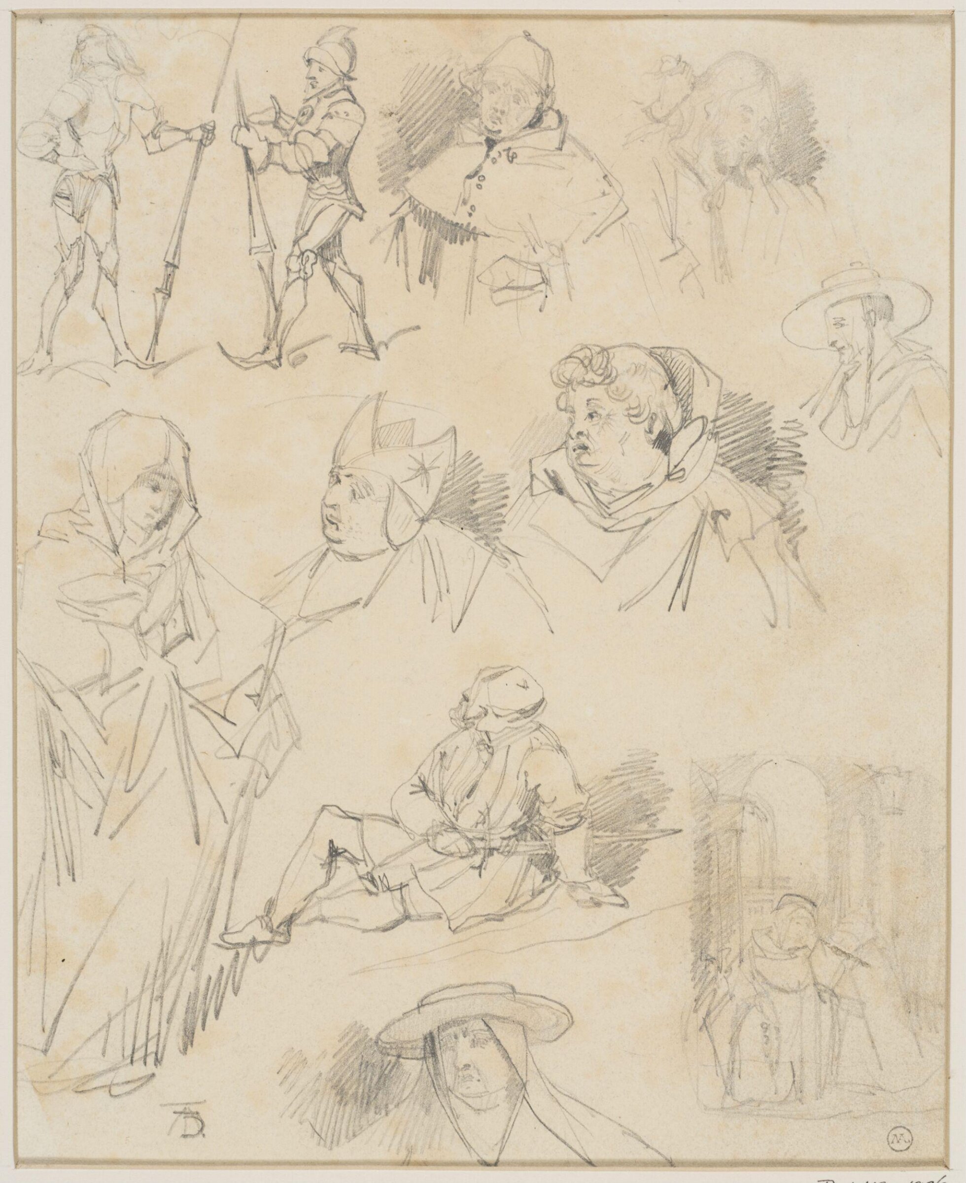 Drawing, George Cattermole, mid 19th century