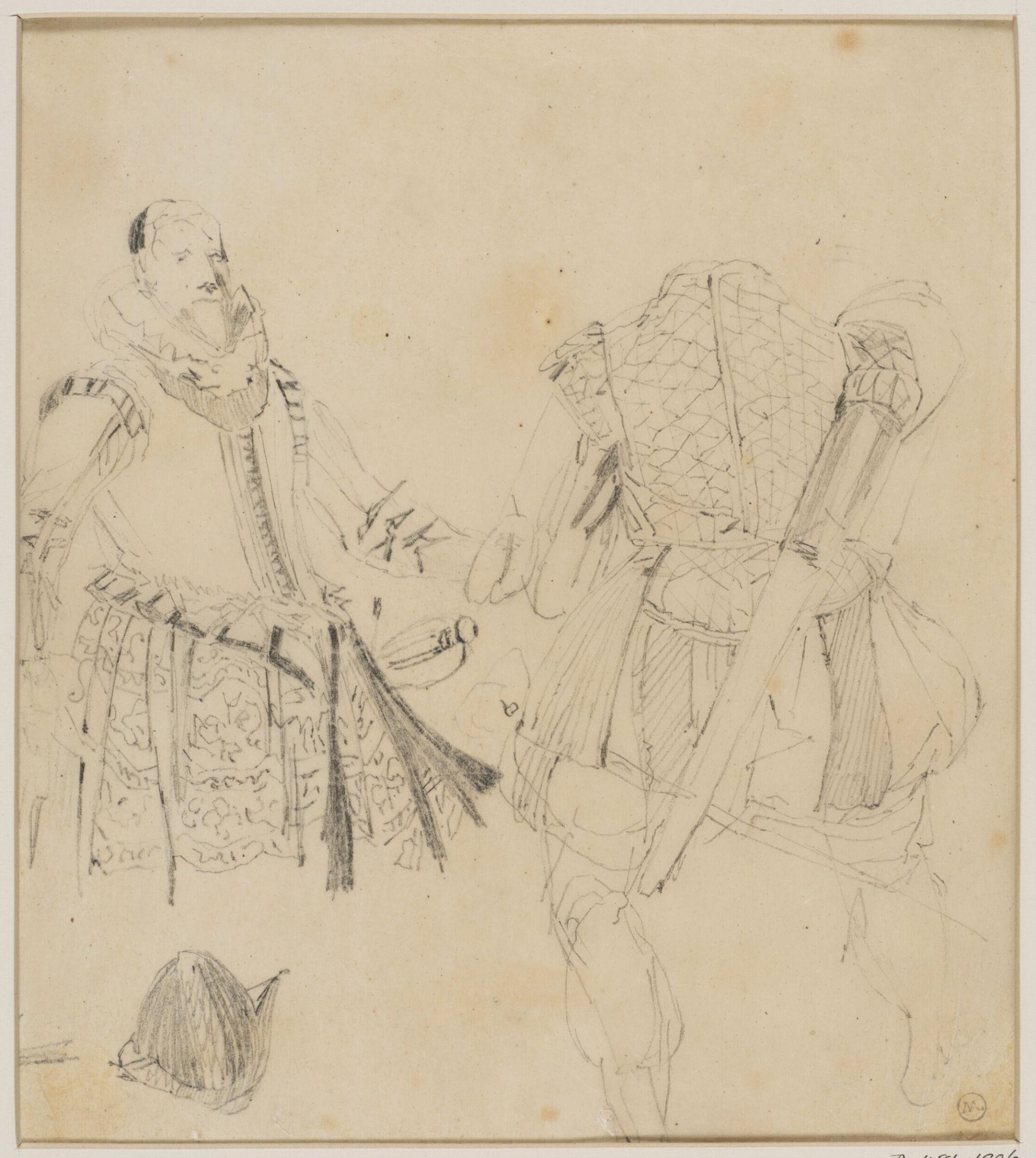 Drawing, George Cattermole, mid 19th century