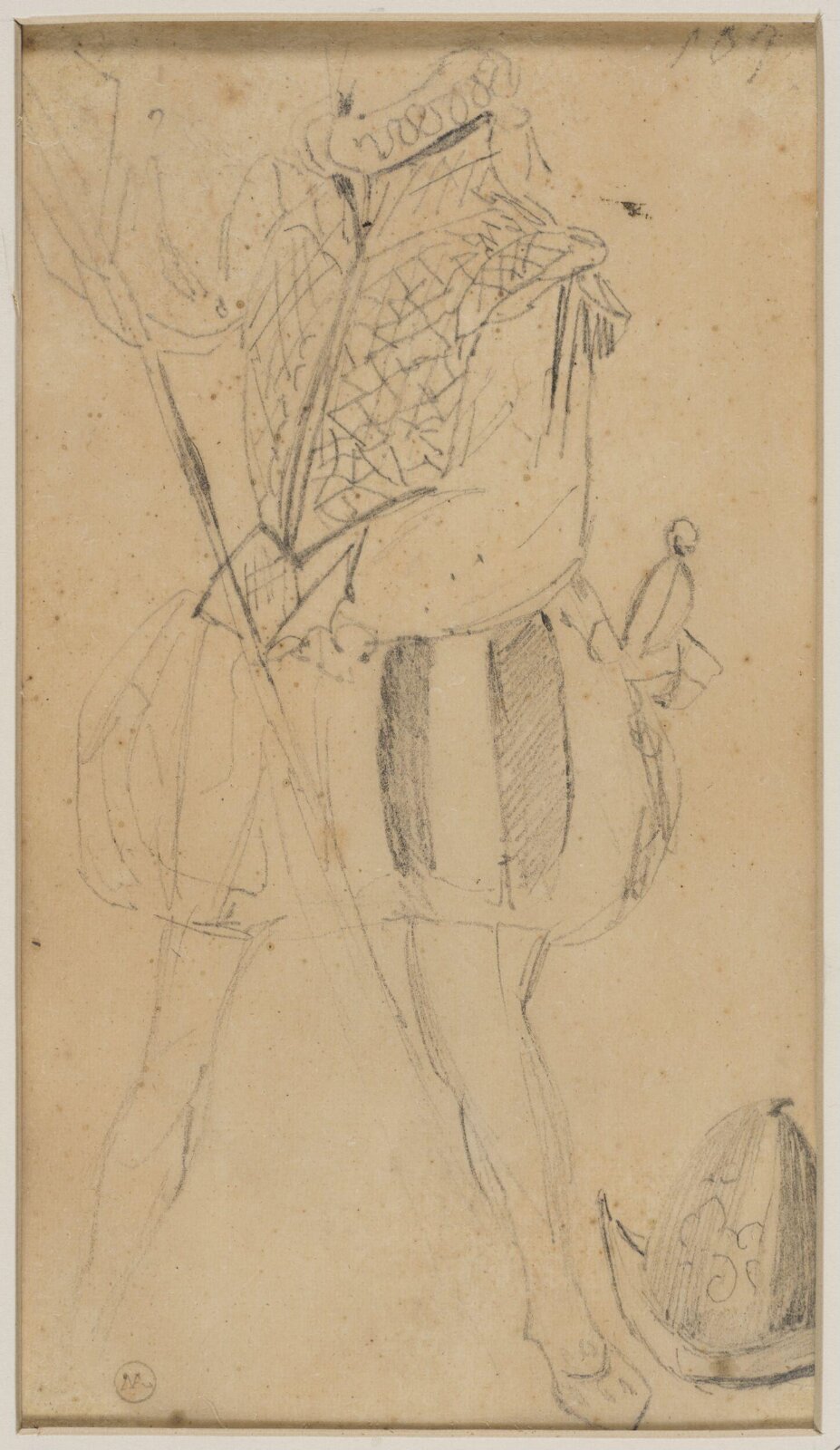 Drawing, George Cattermole, mid 19th century