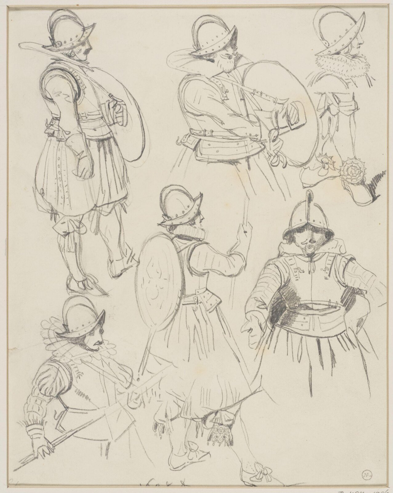 Drawing, George Cattermole, mid 19th century