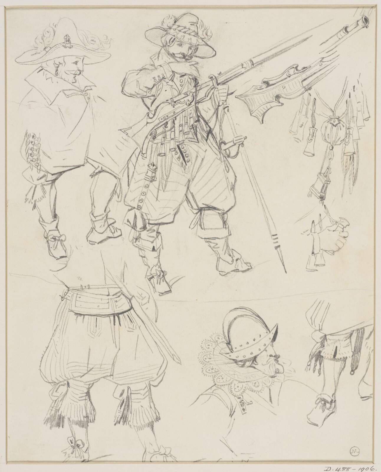 Drawing, George Cattermole, mid 19th century