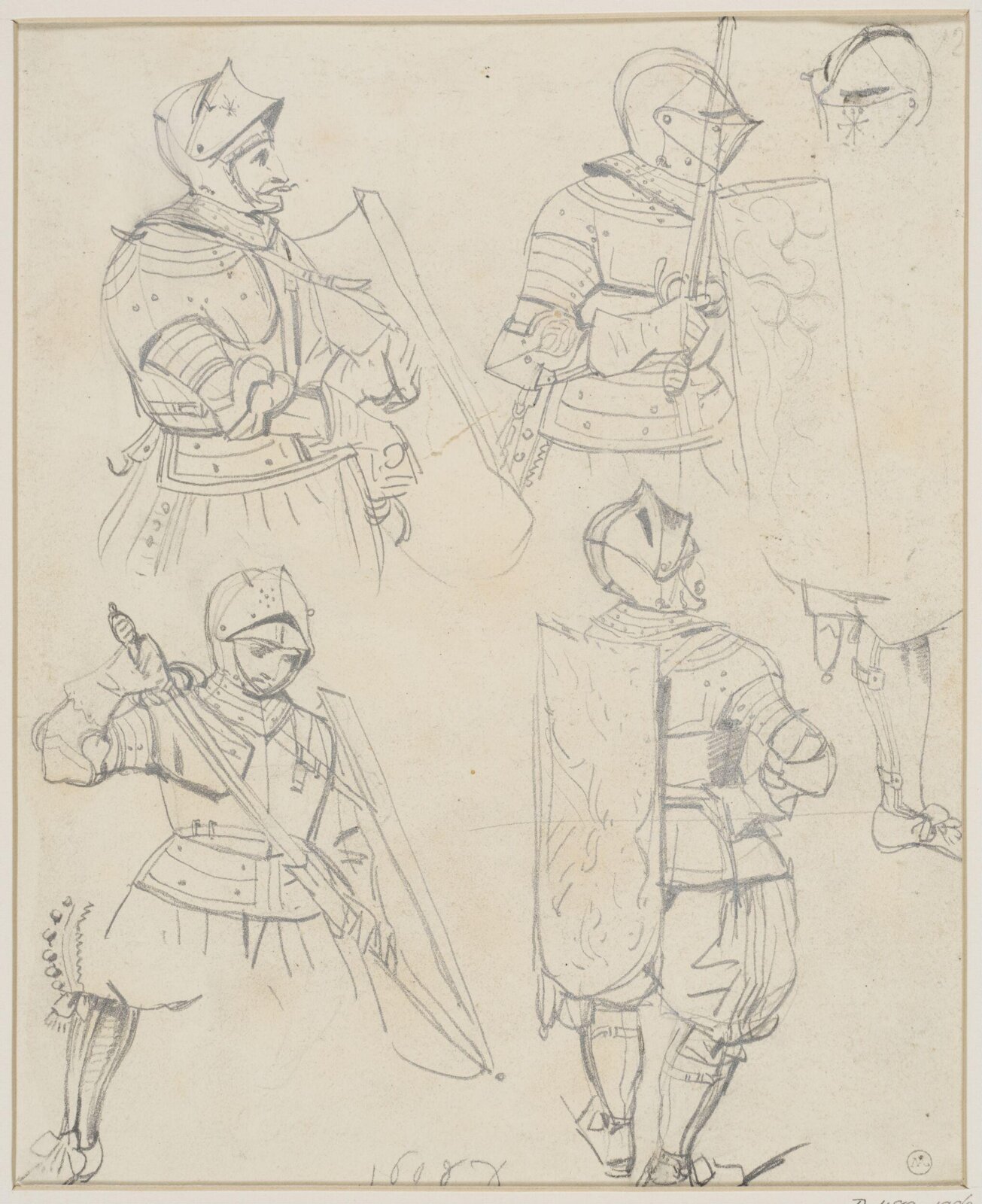 Drawing, George Cattermole, mid 19th century