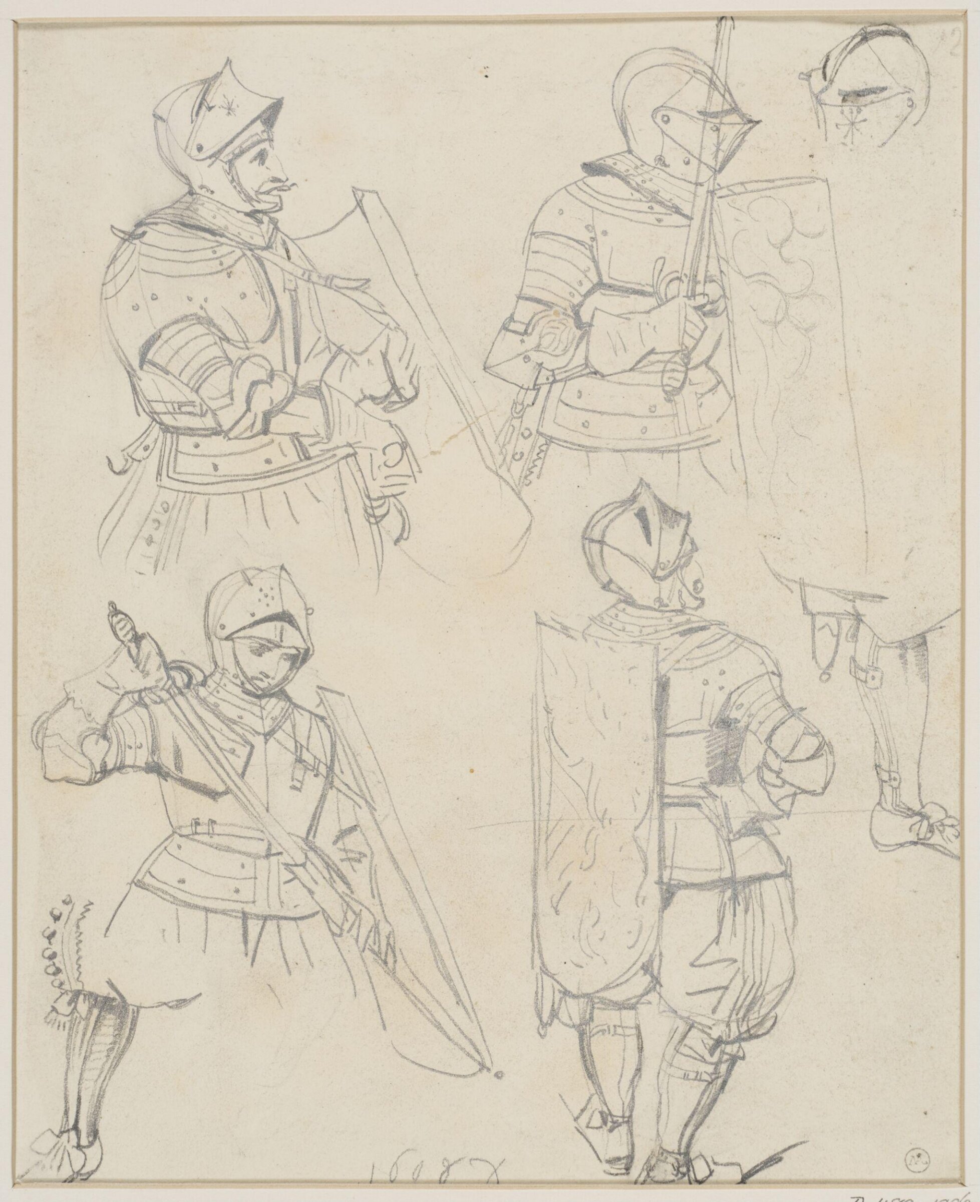 Drawing, George Cattermole, mid 19th century
