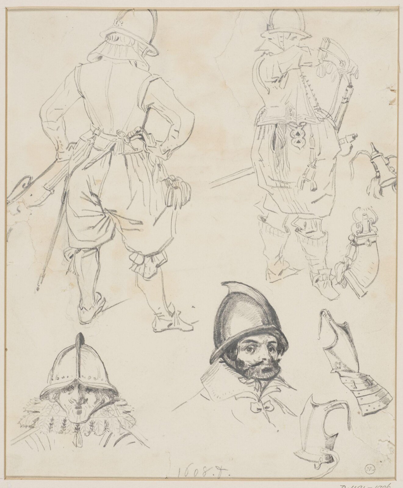 Drawing, George Cattermole, mid 19th century