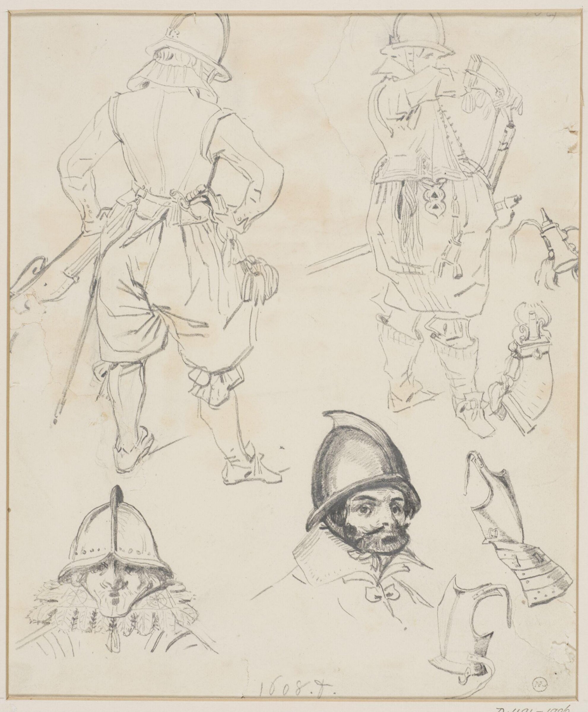 Drawing, George Cattermole, mid 19th century