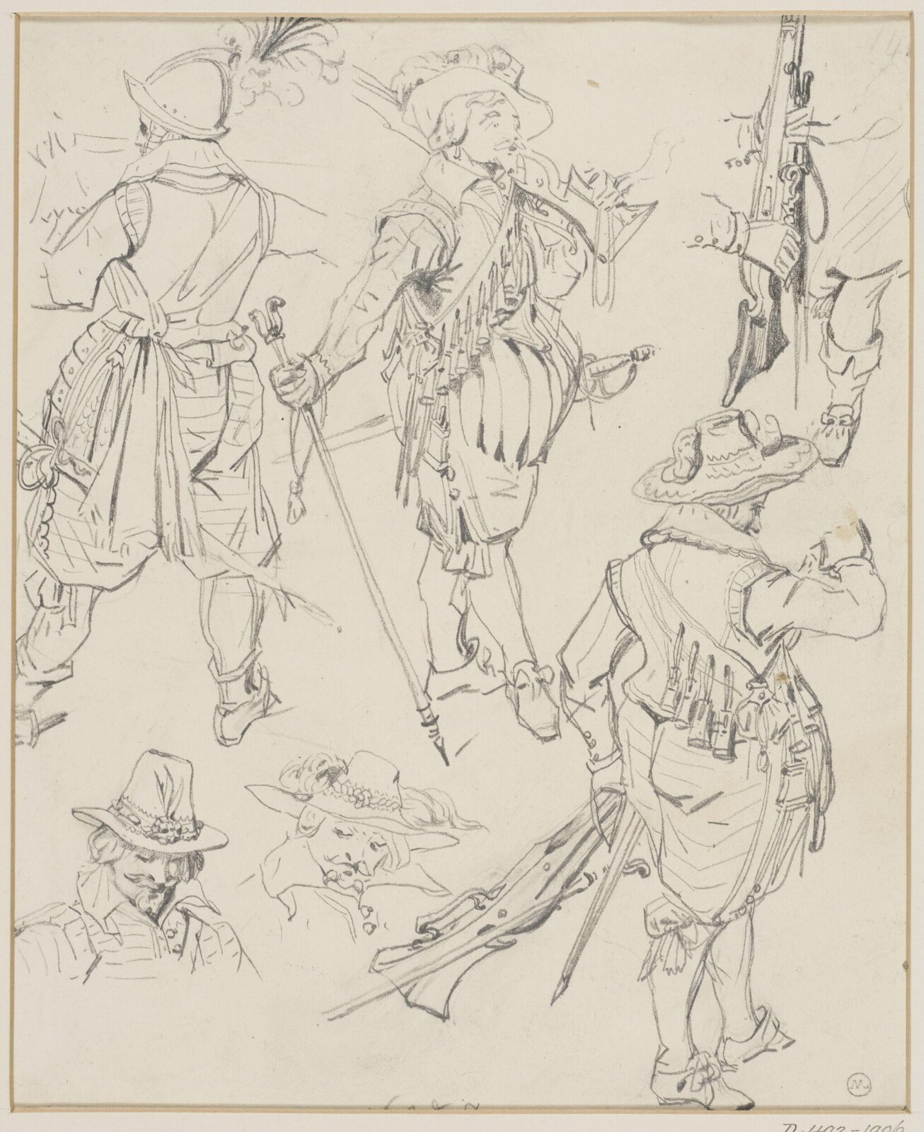 Drawing, George Cattermole, mid 19th century