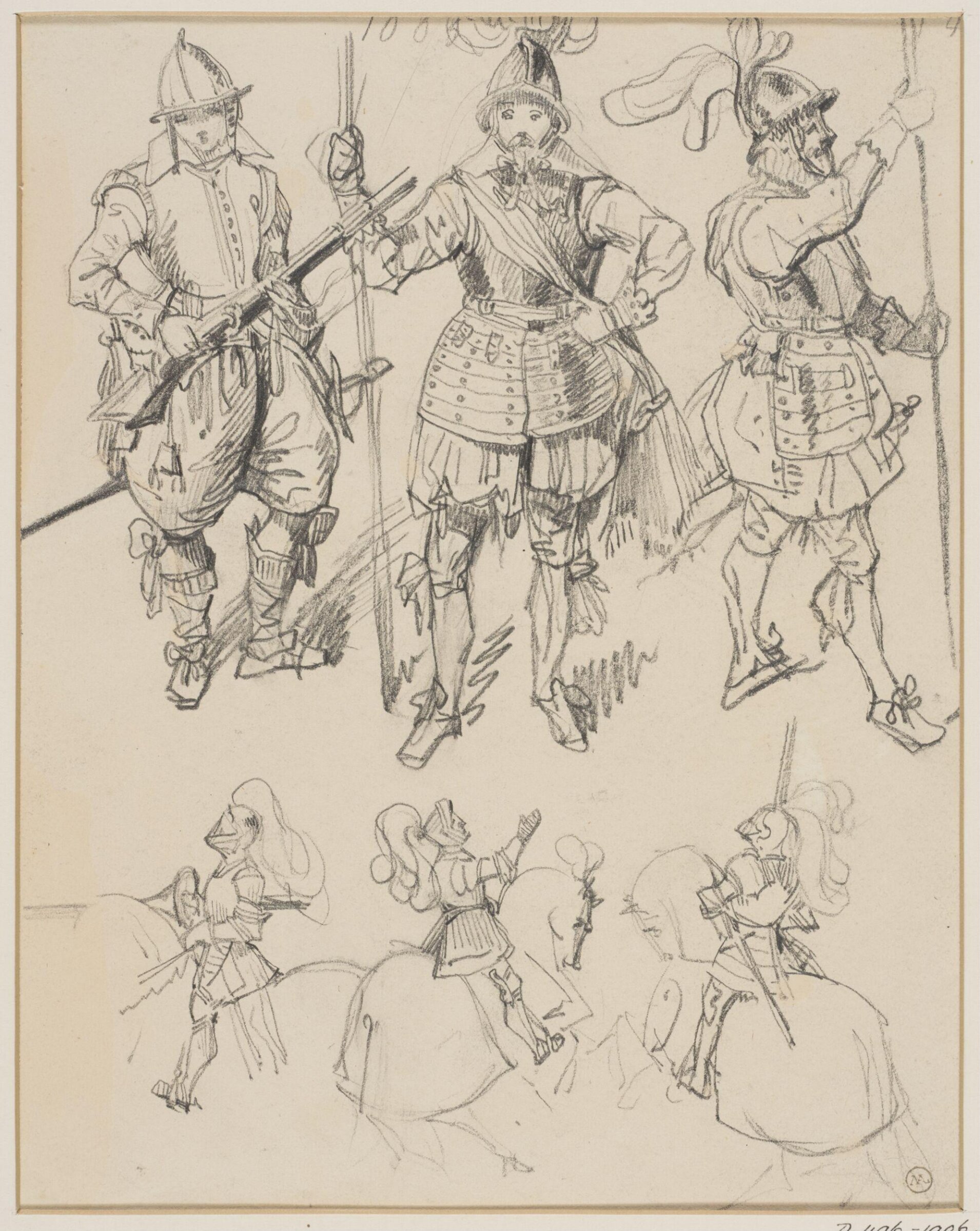 Drawing, George Cattermole, mid 19th century