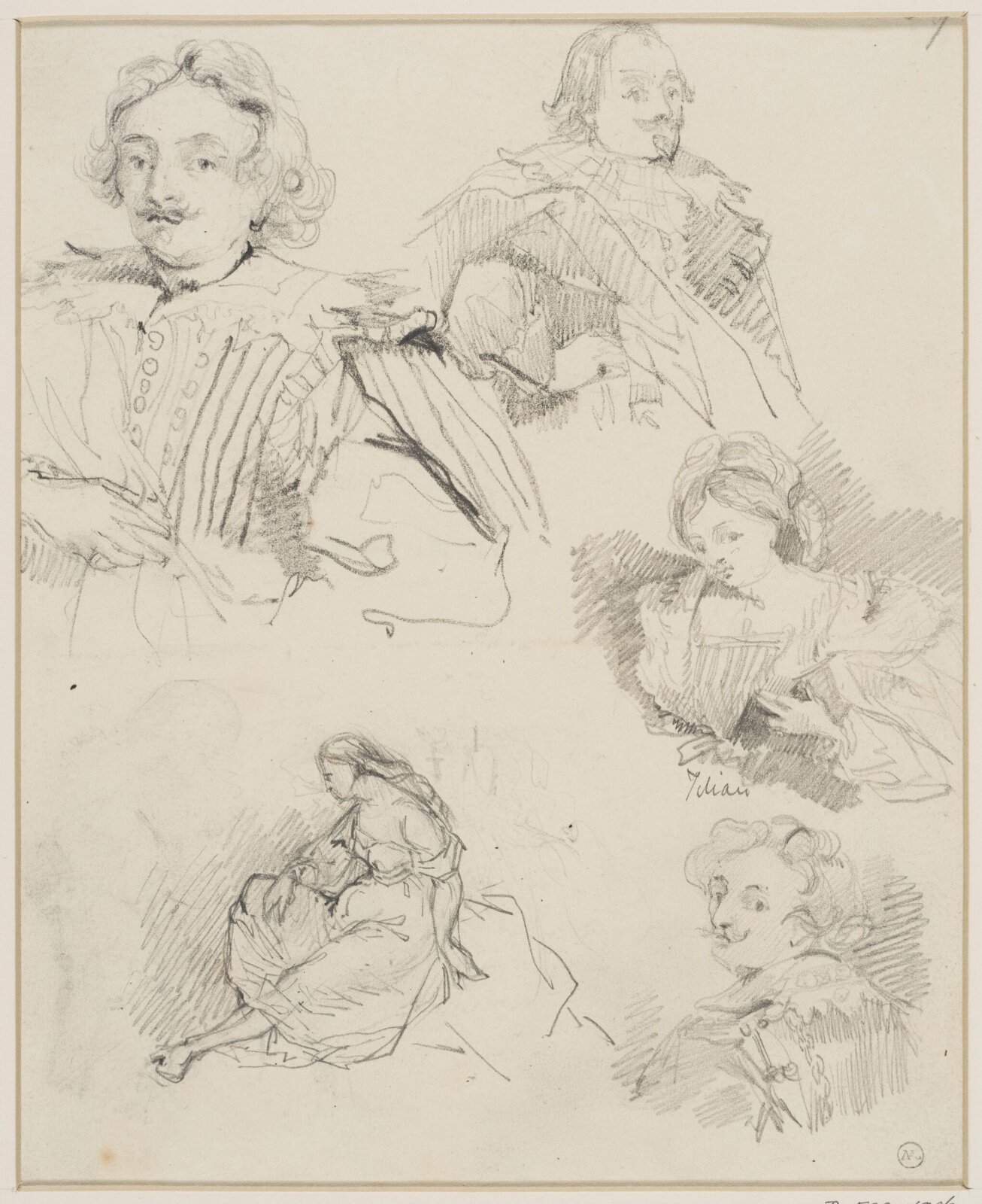 Drawing, George Cattermole, mid 19th century