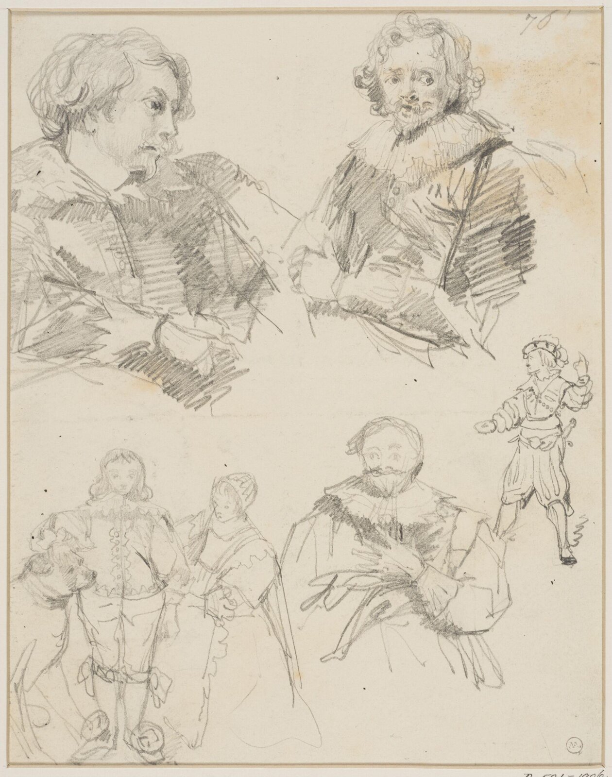 Drawing, George Cattermole, mid 19th century