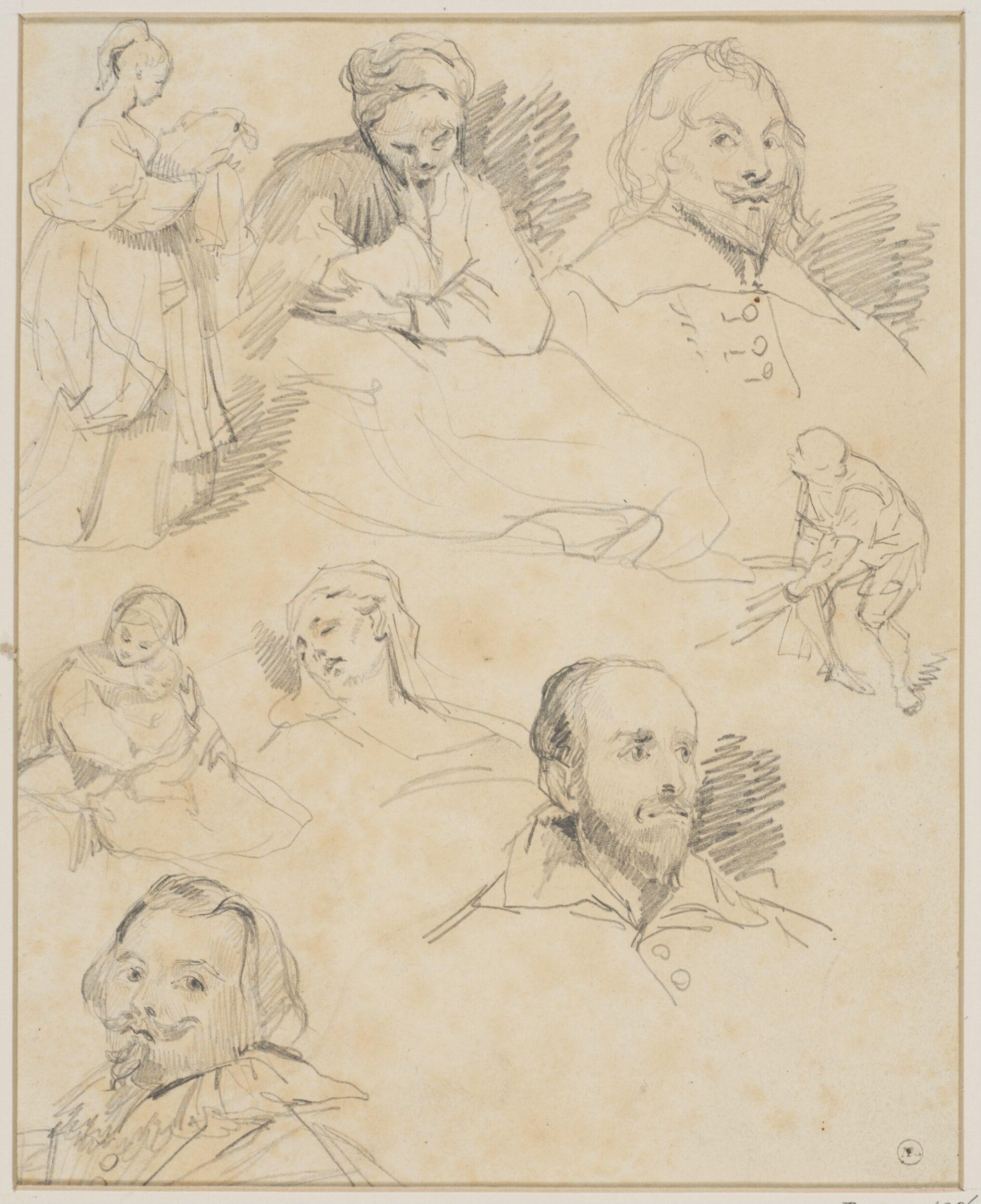 Drawing, George Cattermole, mid 19th century