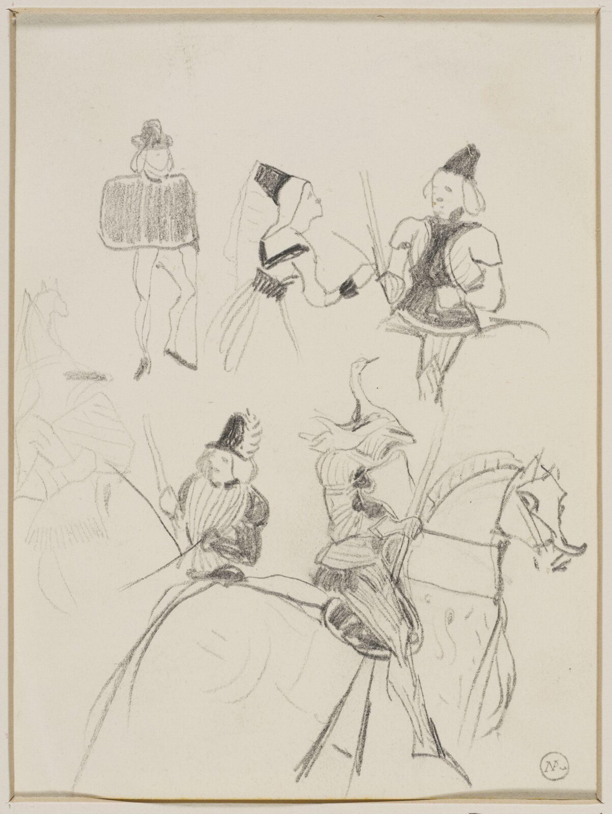 Drawing, George Cattermole, mid 19th century