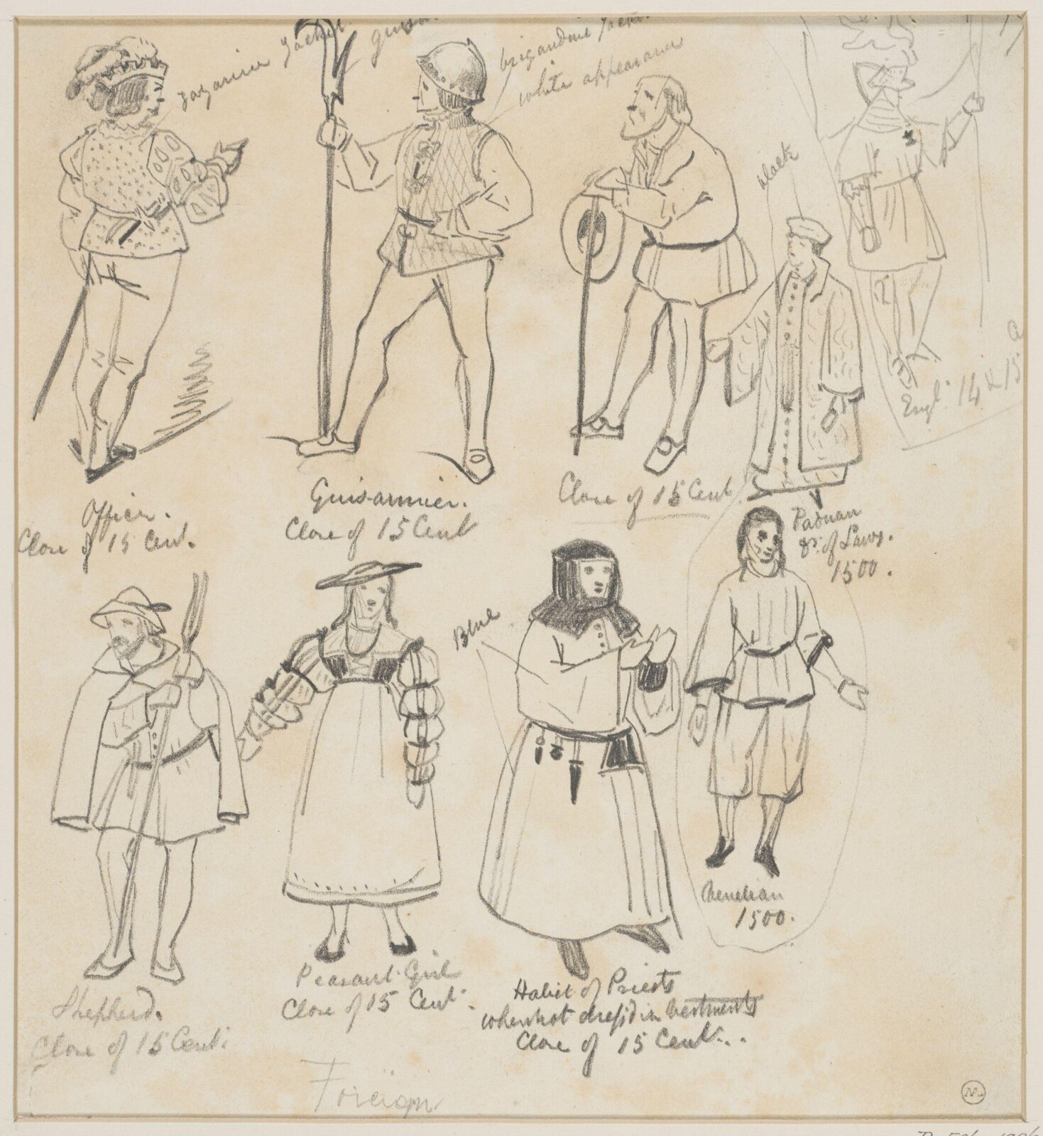 Drawing, George Cattermole, mid 19th century