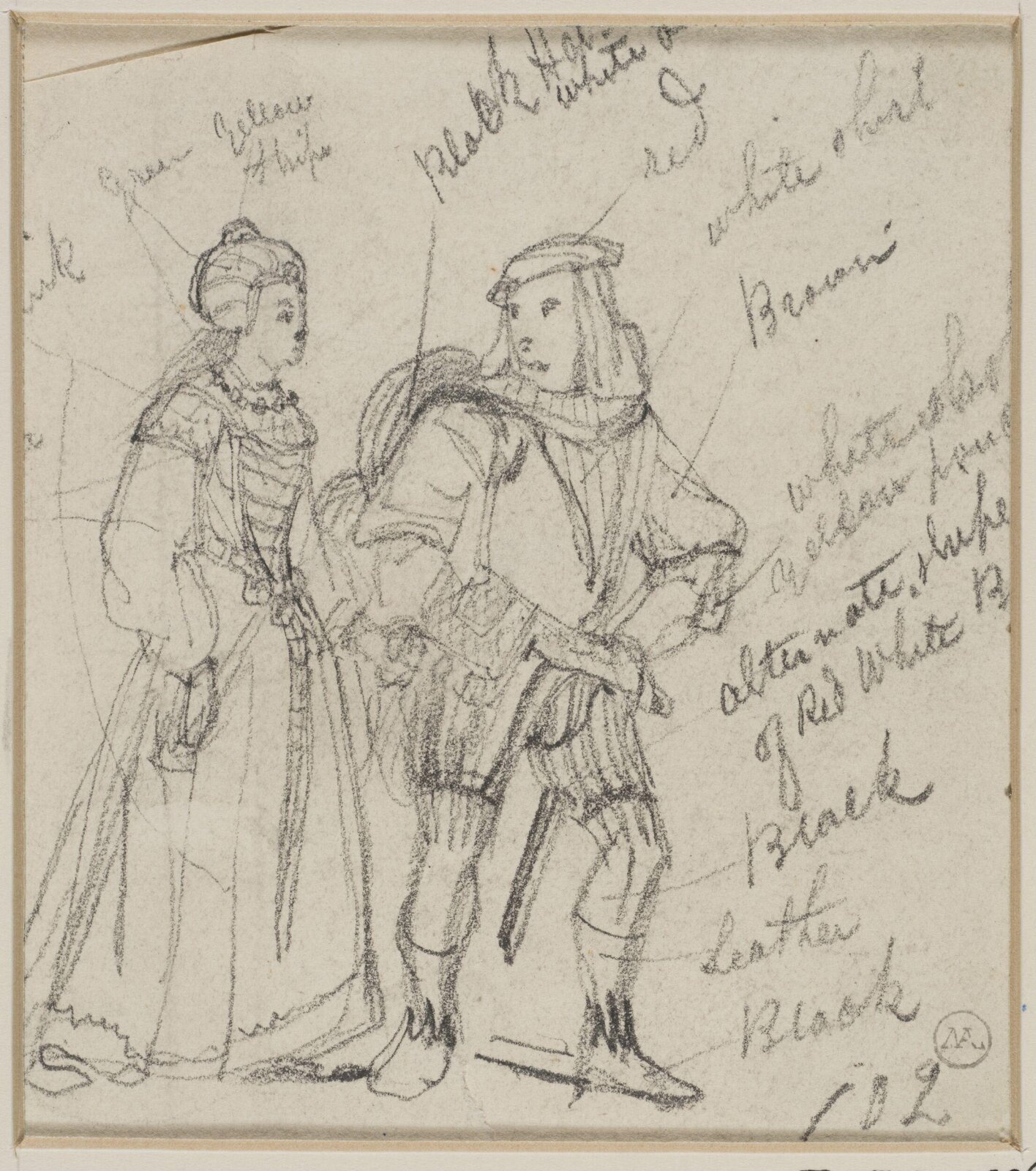 Drawing, George Cattermole, mid 19th century