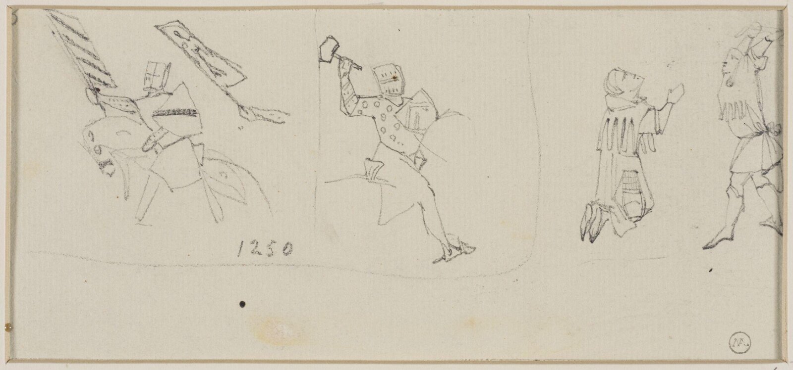 Drawing, George Cattermole, mid 19th century