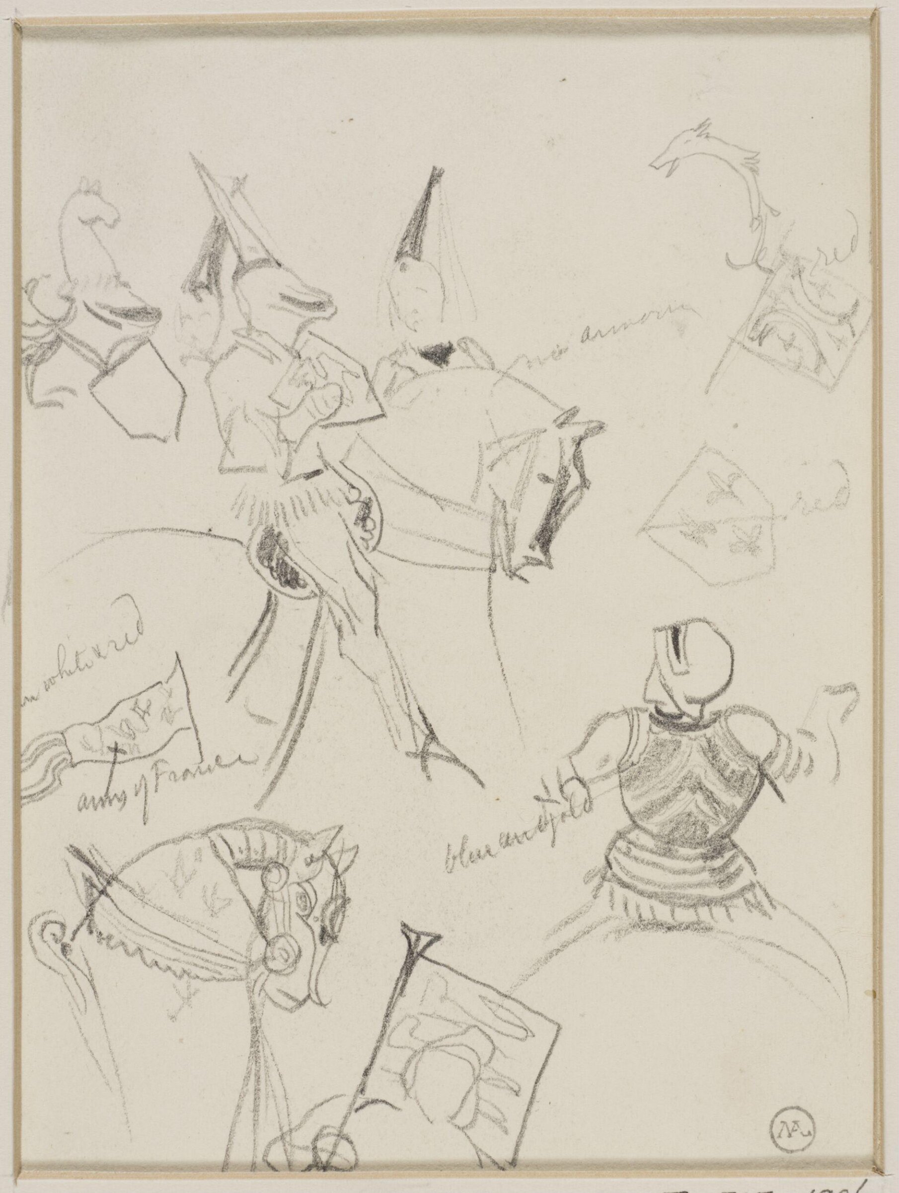 Drawing, George Cattermole, mid 19th century