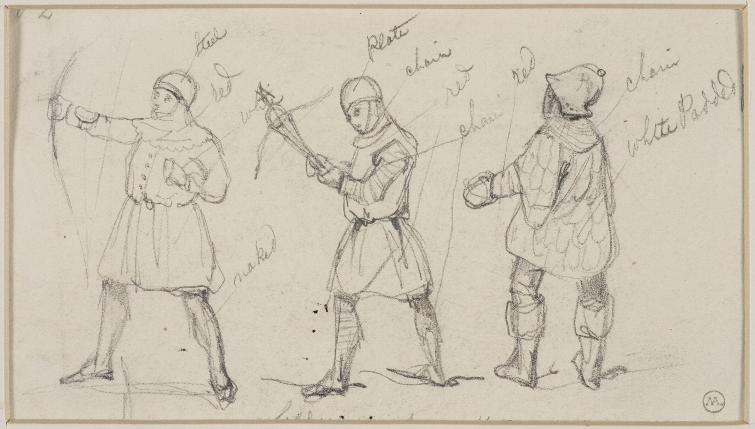 Drawing, George Cattermole, mid 19th century