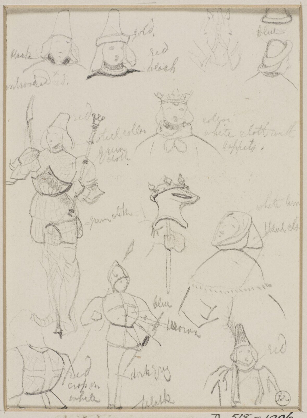 Drawing, George Cattermole, mid 19th century