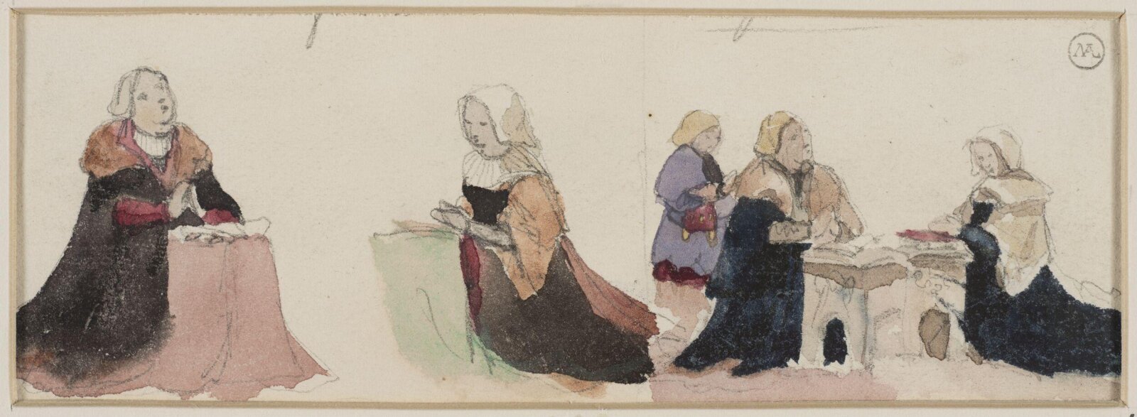 Drawing, George Cattermole, mid 19th century