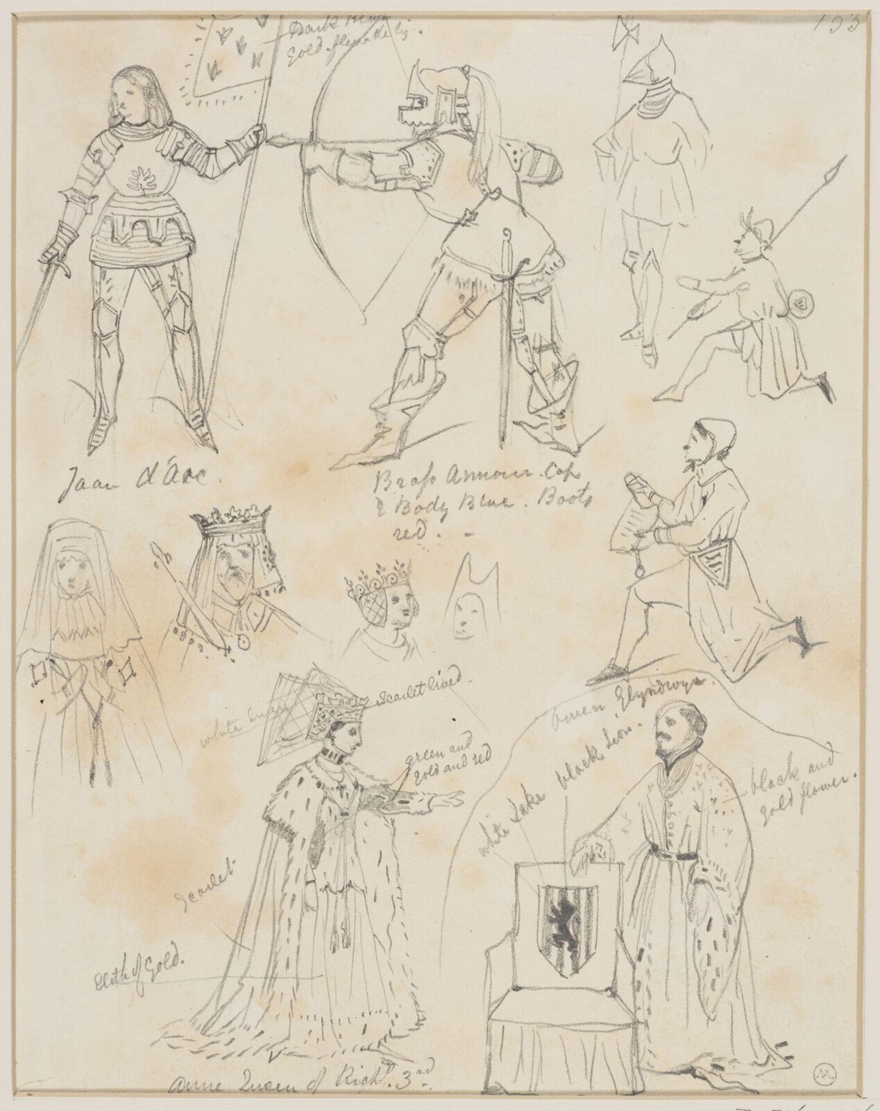 Drawing, George Cattermole, mid 19th century