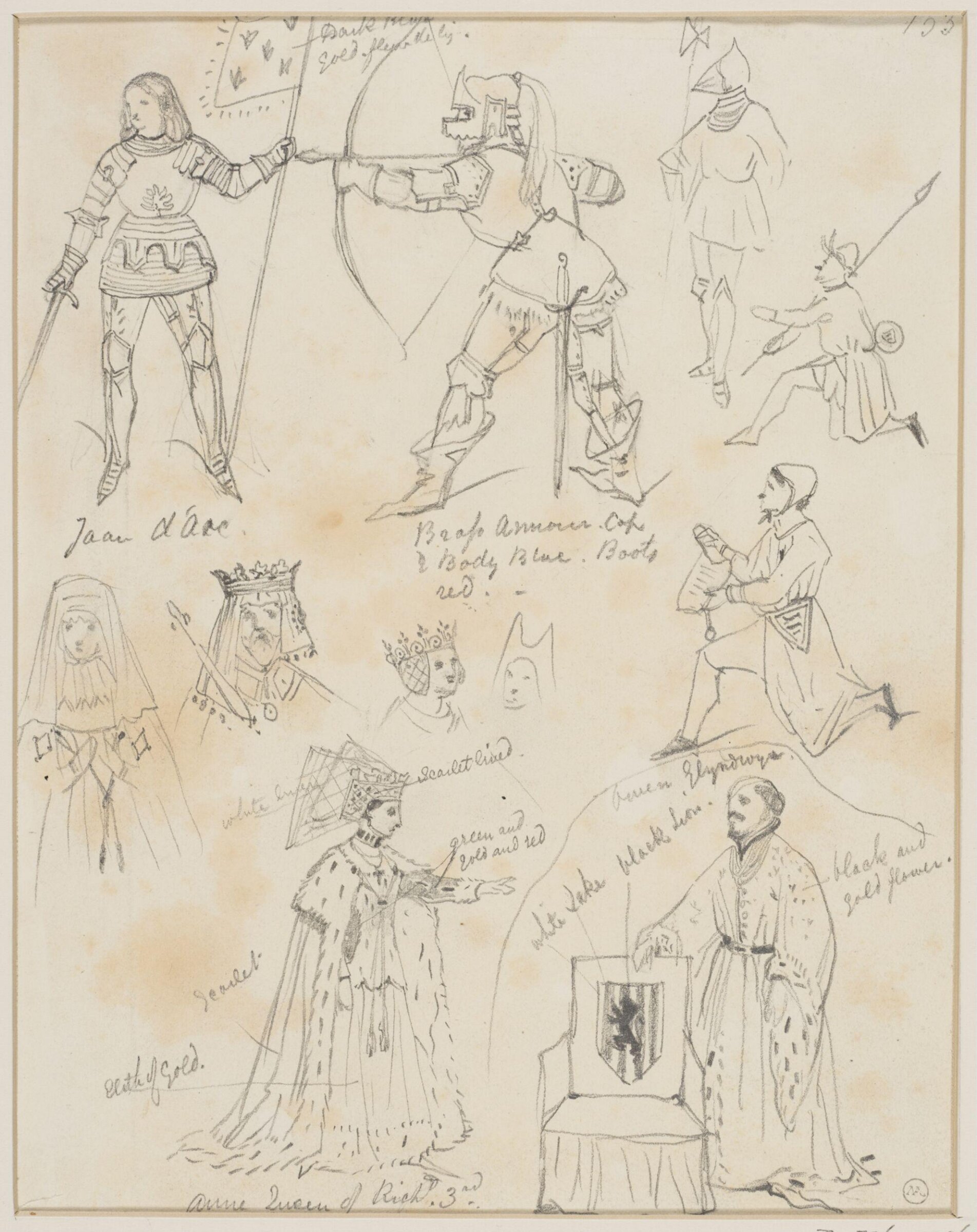 Drawing, George Cattermole, mid 19th century