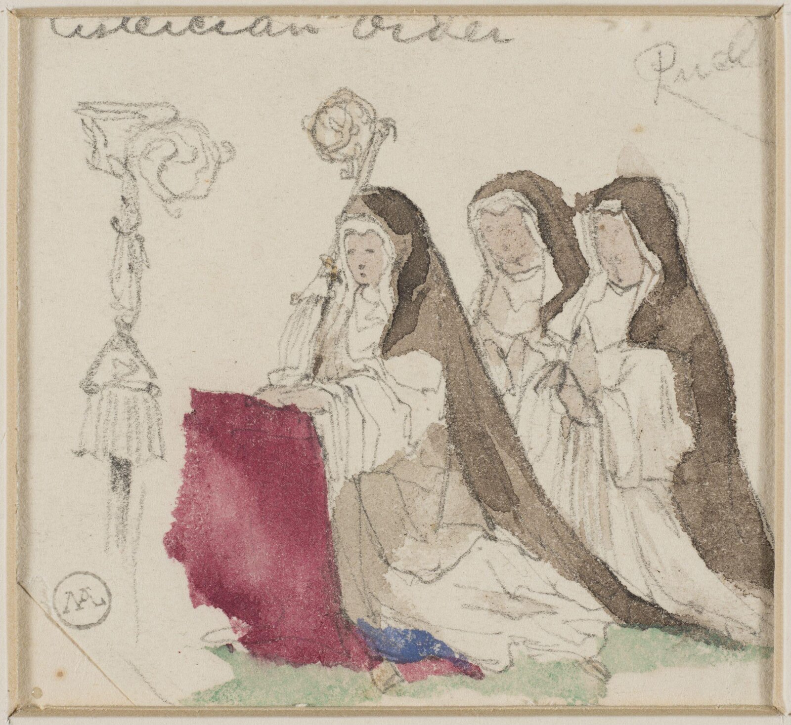 Drawing, George Cattermole, mid 19th century
