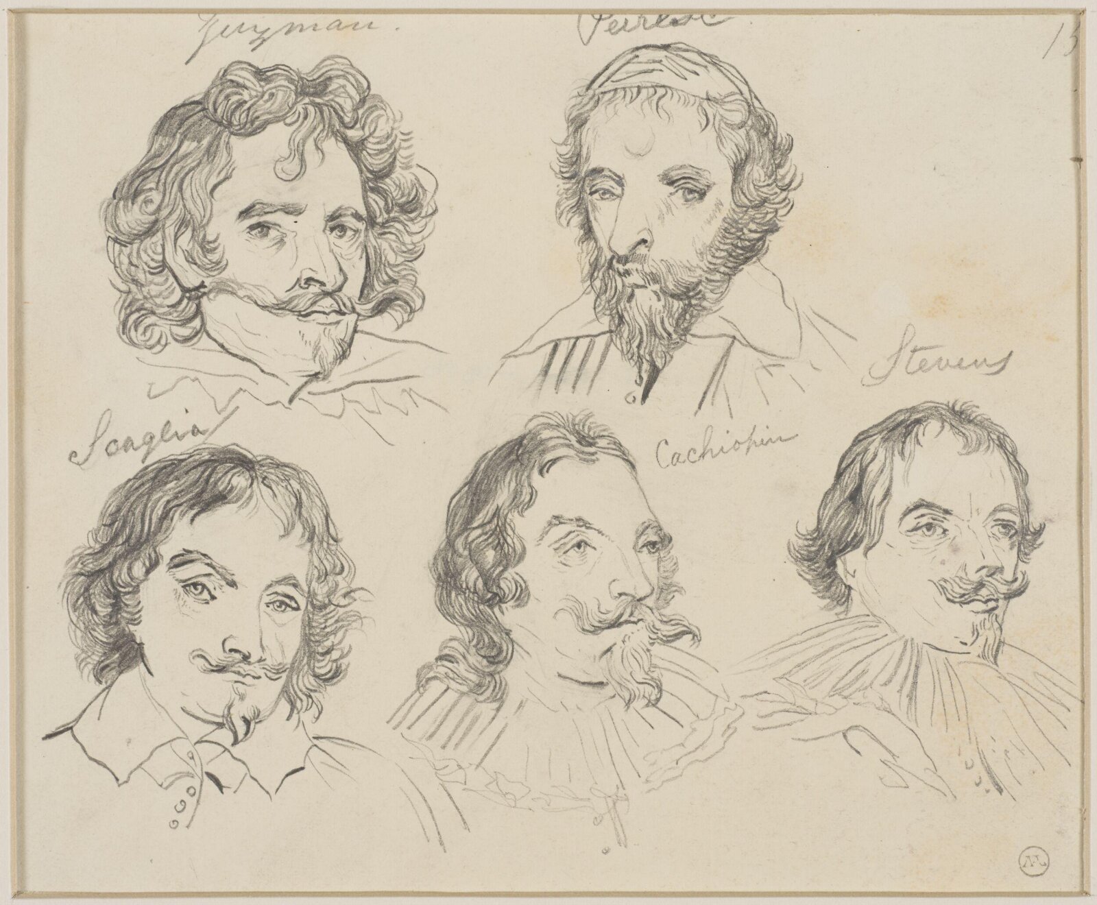 Drawing, George Cattermole, mid 19th century