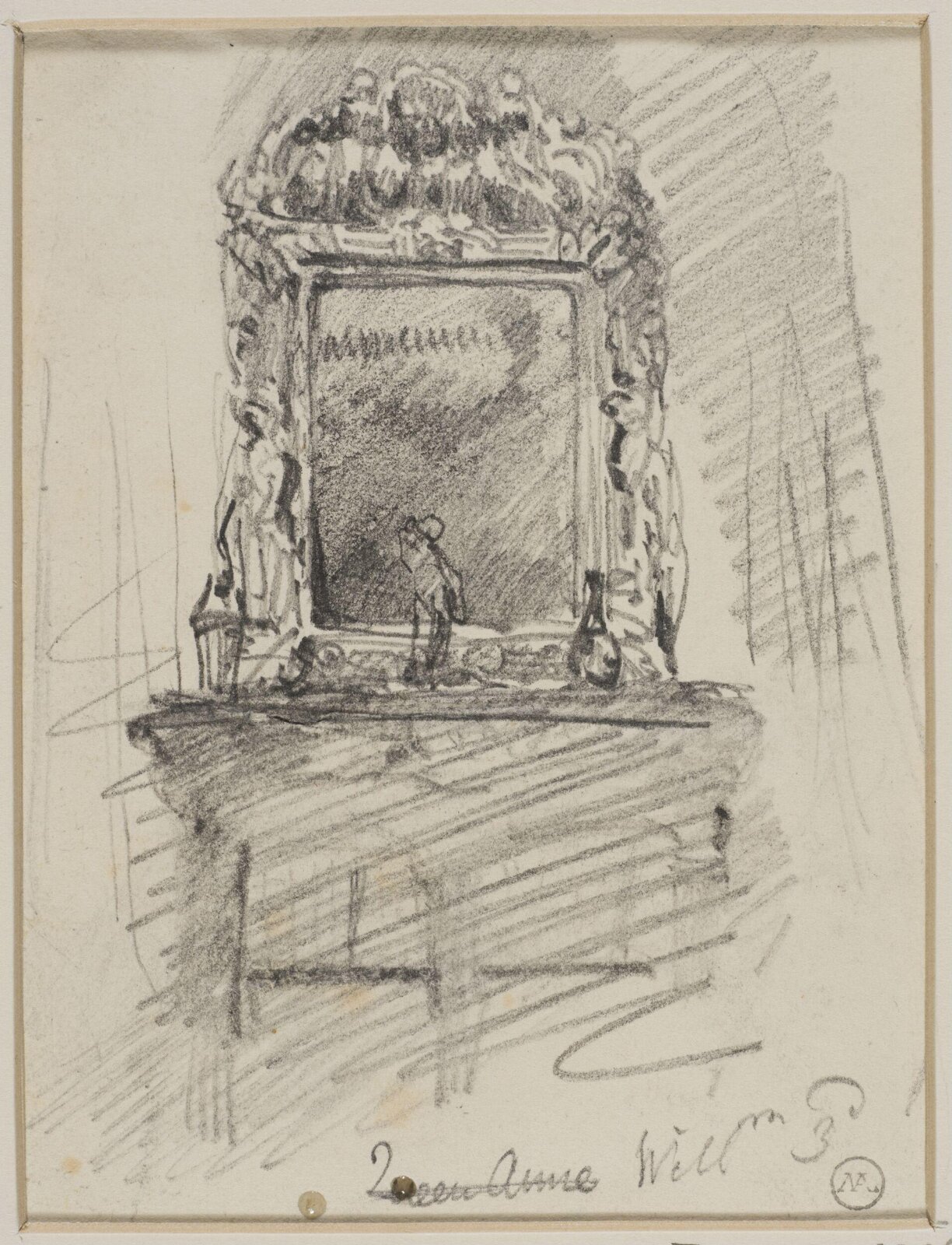 Drawing, George Cattermole, mid 19th century