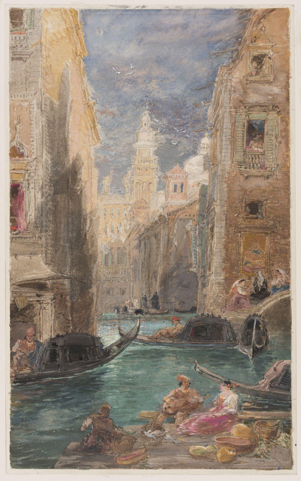Canal in Venice, Holland, ca. 1820-60