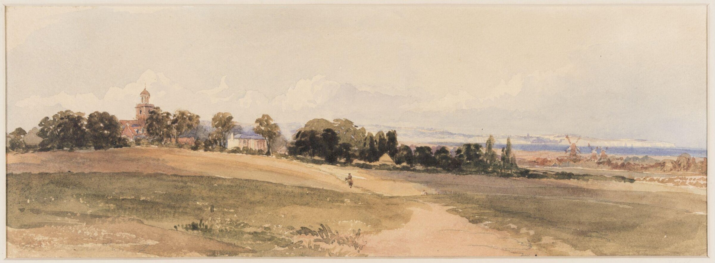 Upper Deal - Ramsgate in the distance, William Noble Hardwick, ca. 1825-65